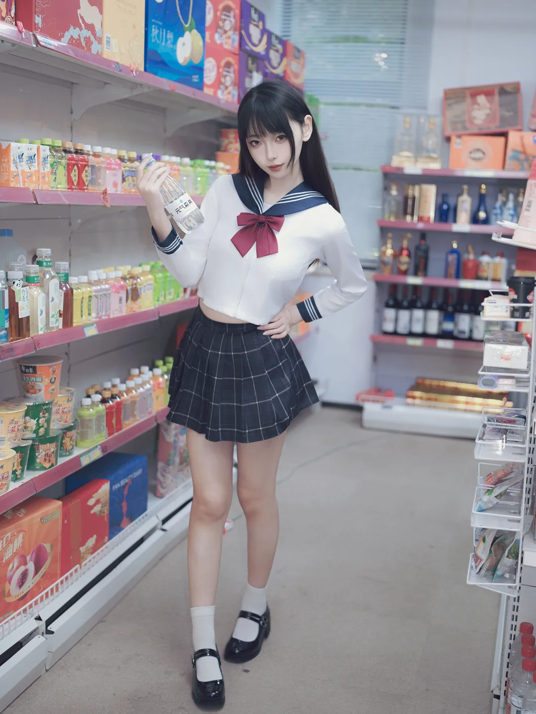 放学后小卖铺的JK制服水手服写真 - 第 3 张