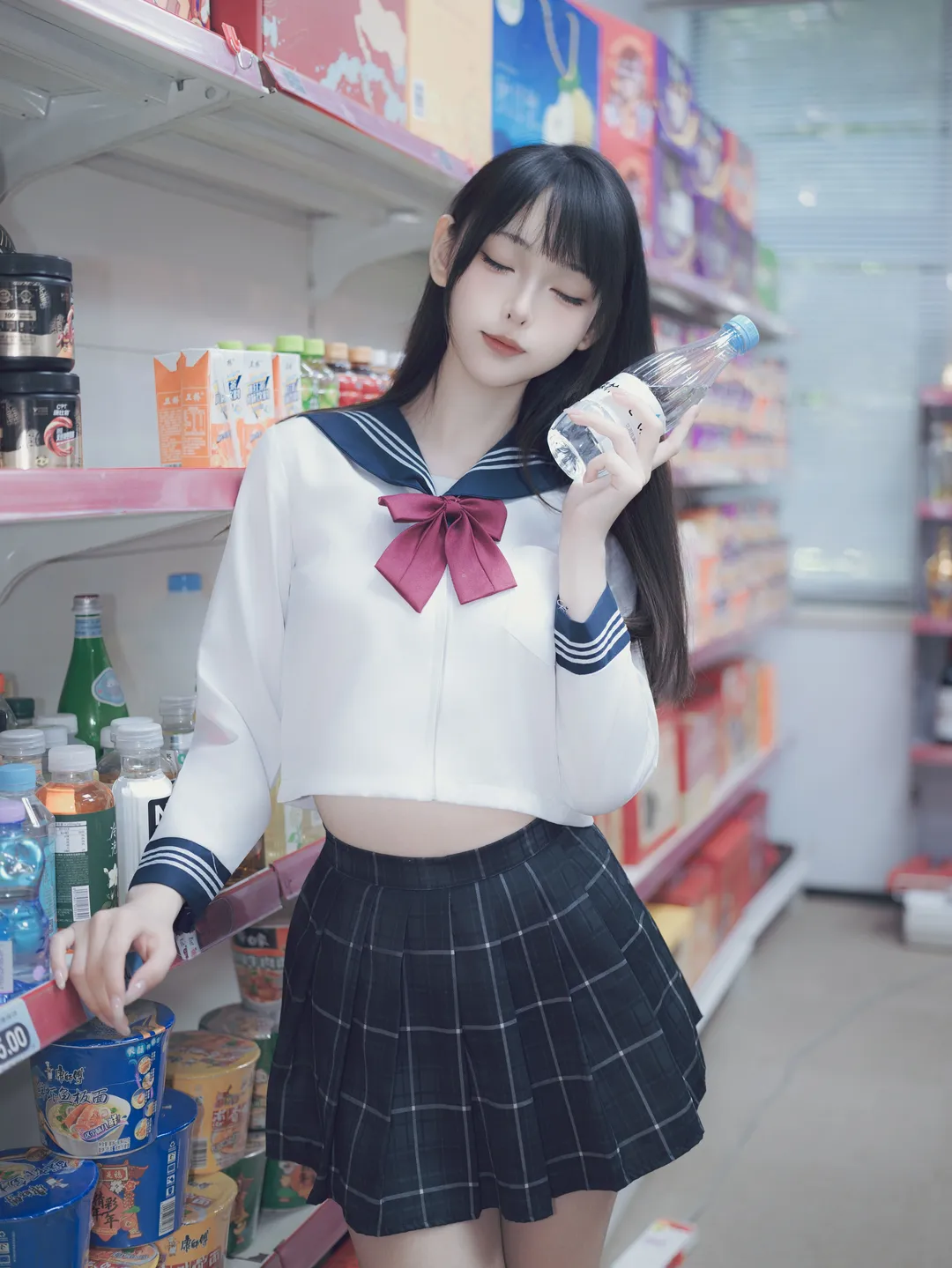 放学后小卖铺的JK制服水手服写真 - 第 5 张