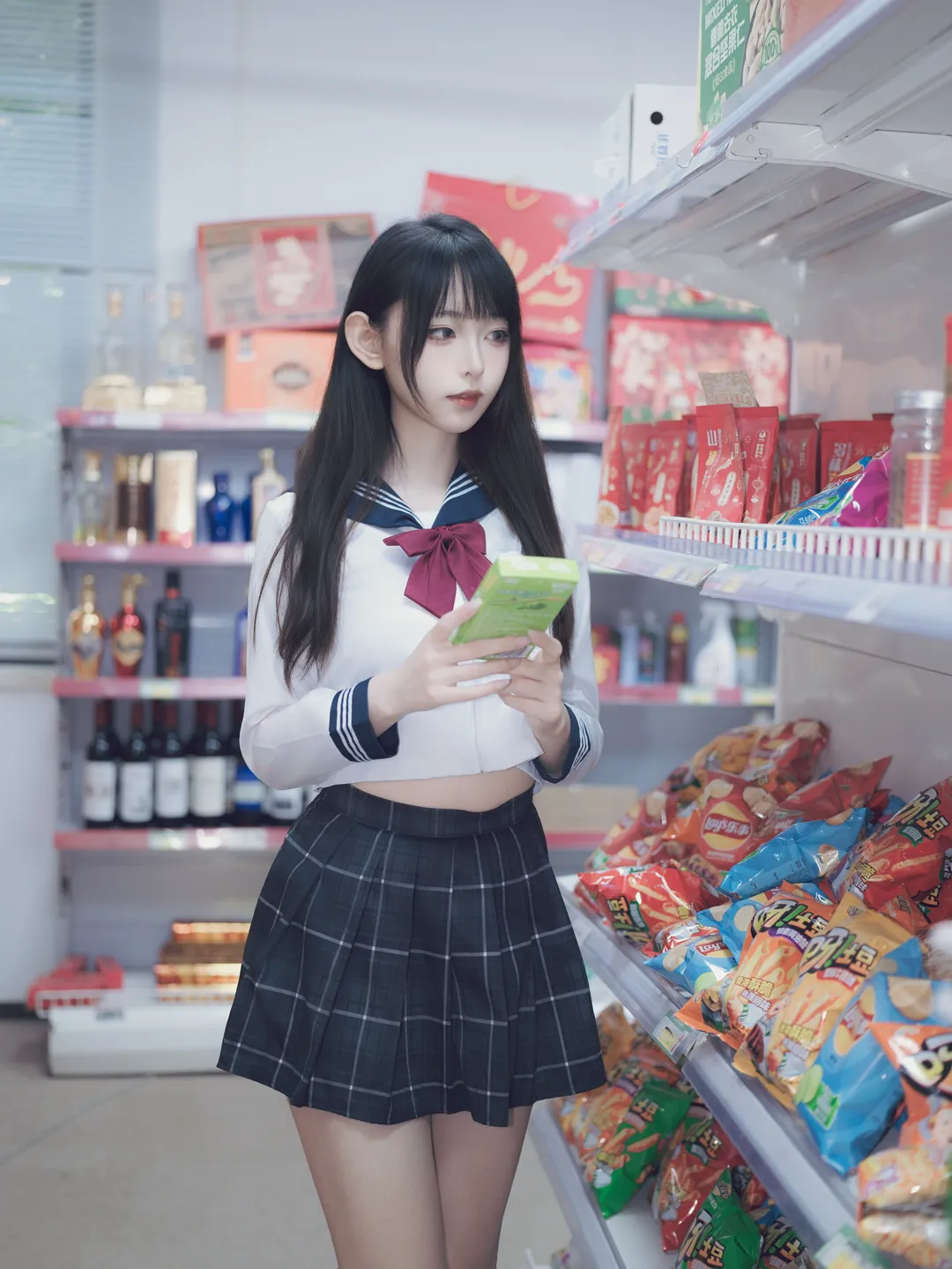 放学后小卖铺的JK制服水手服写真 - 第 6 张