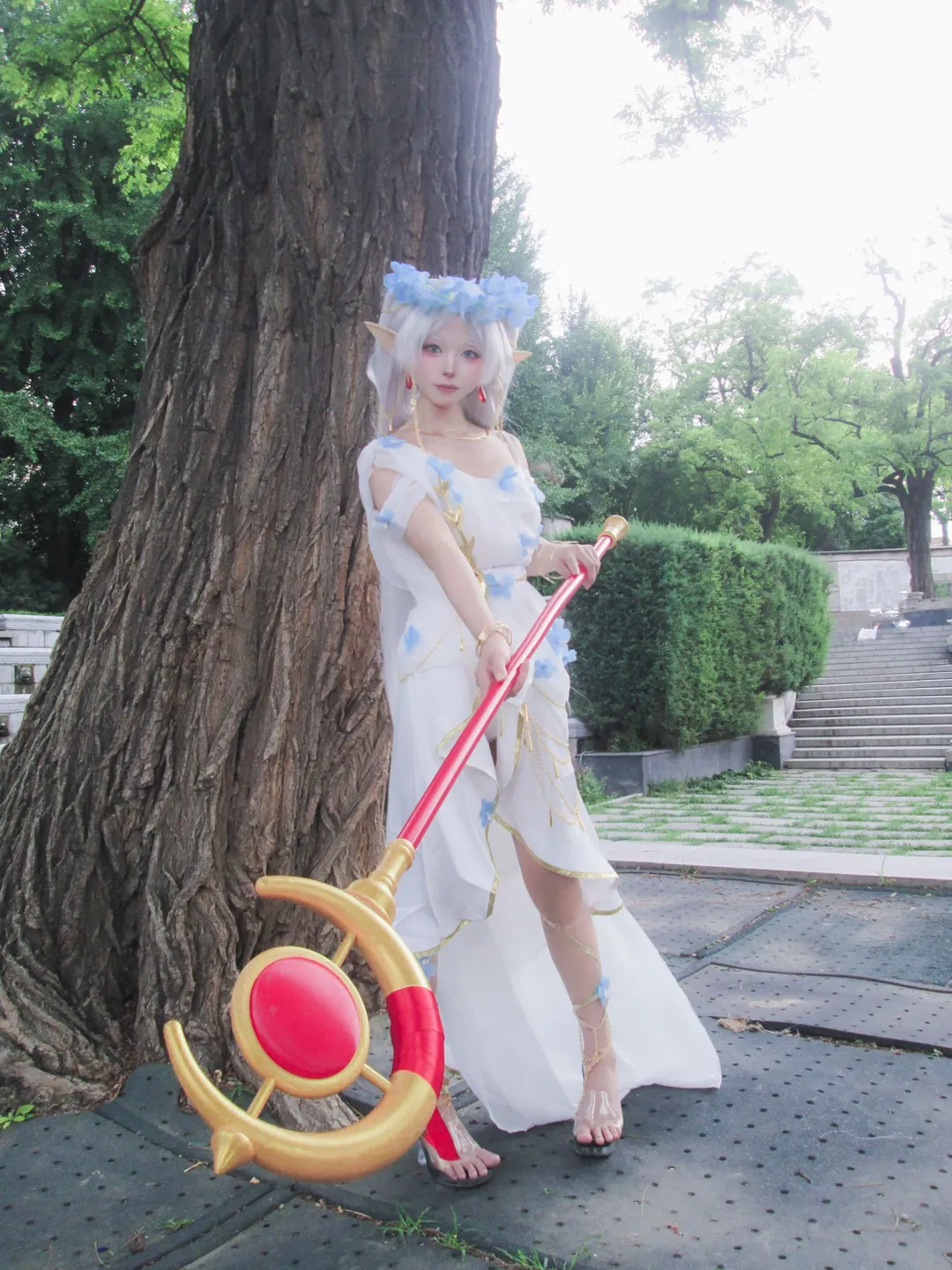【芙莉莲cos】葬送的芙莉莲冷色调CCD氛围感 - 第 15 张