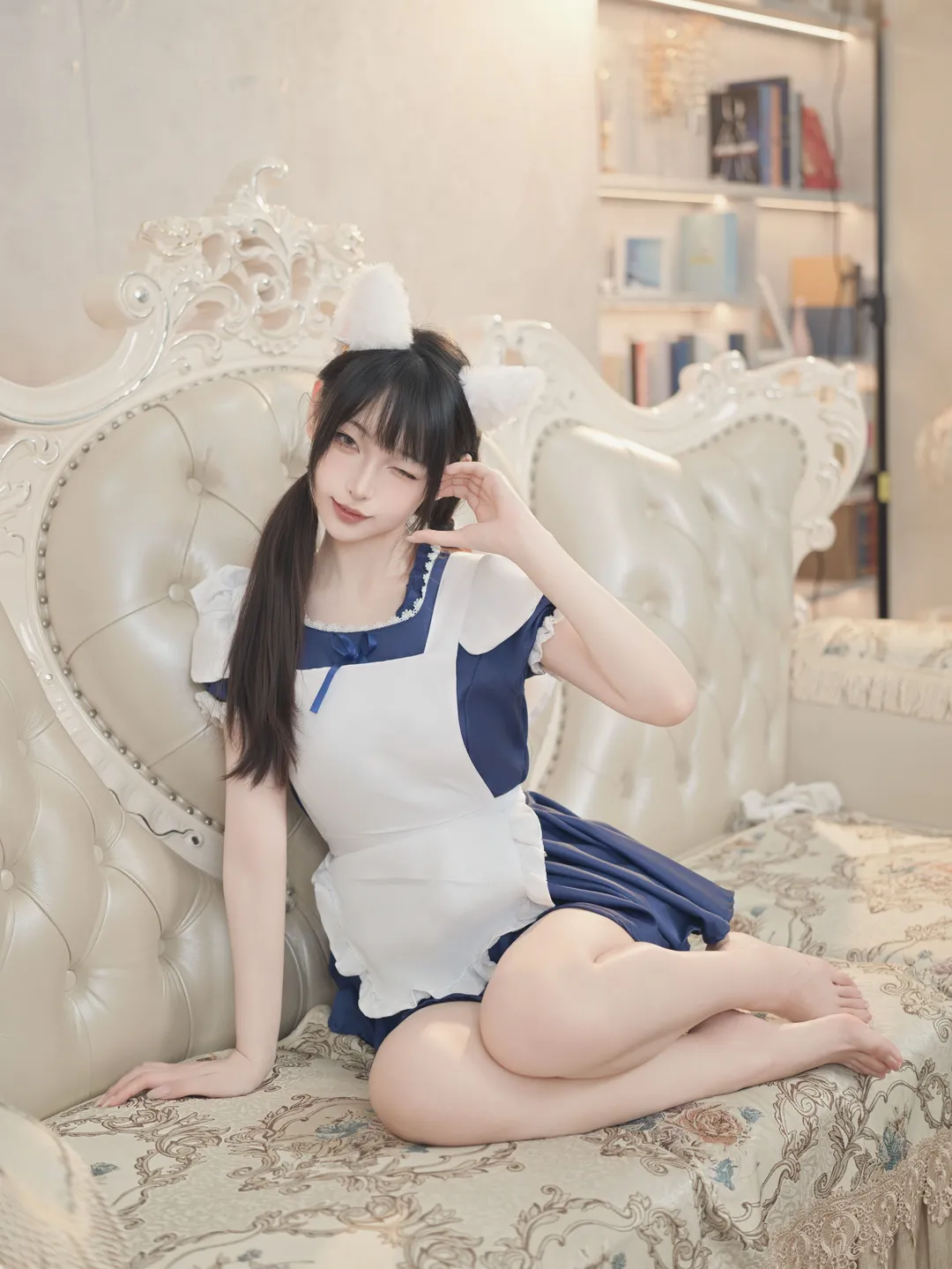 双马尾猫耳女仆，掌心里递出一颗糖 - 第 2 张