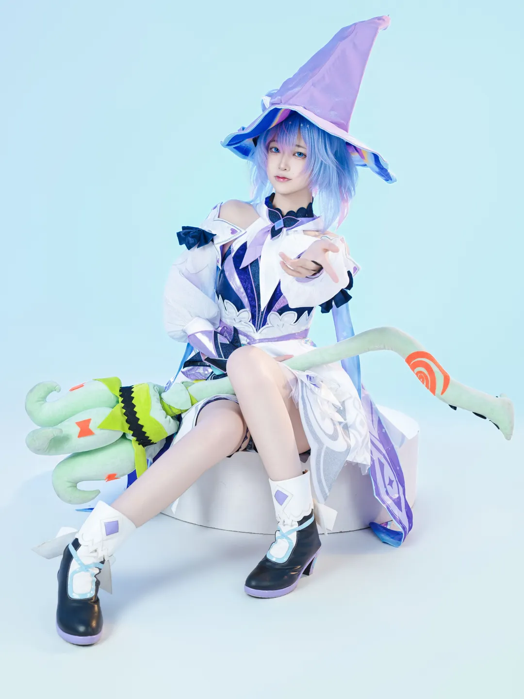 【小乔cos】时之魔女的魔法杖，还真是一个调皮的小家伙 - 第 11 张