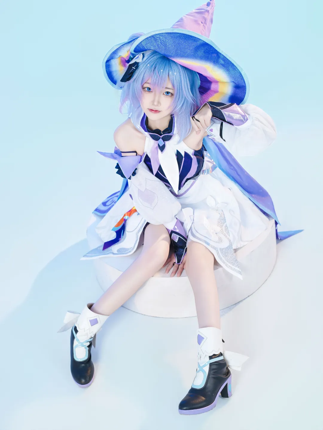 【小乔cos】时之魔女的魔法杖，还真是一个调皮的小家伙 - 第 16 张
