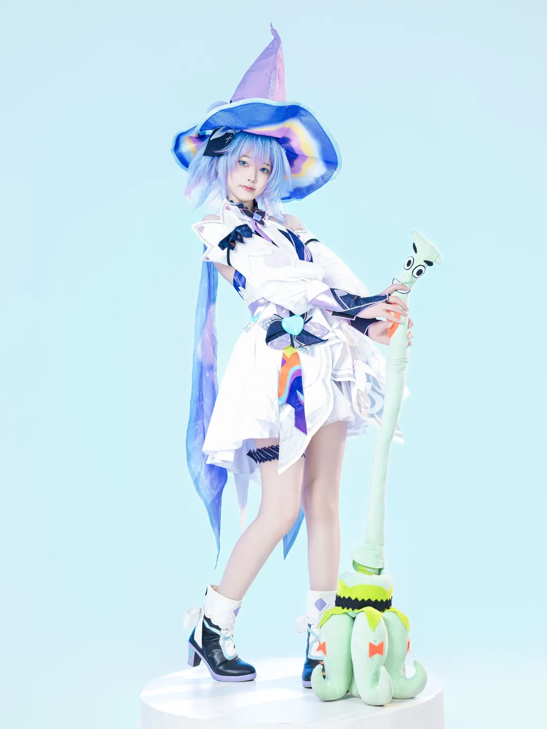 【小乔cos】时之魔女的魔法杖，还真是一个调皮的小家伙 - 第 4 张