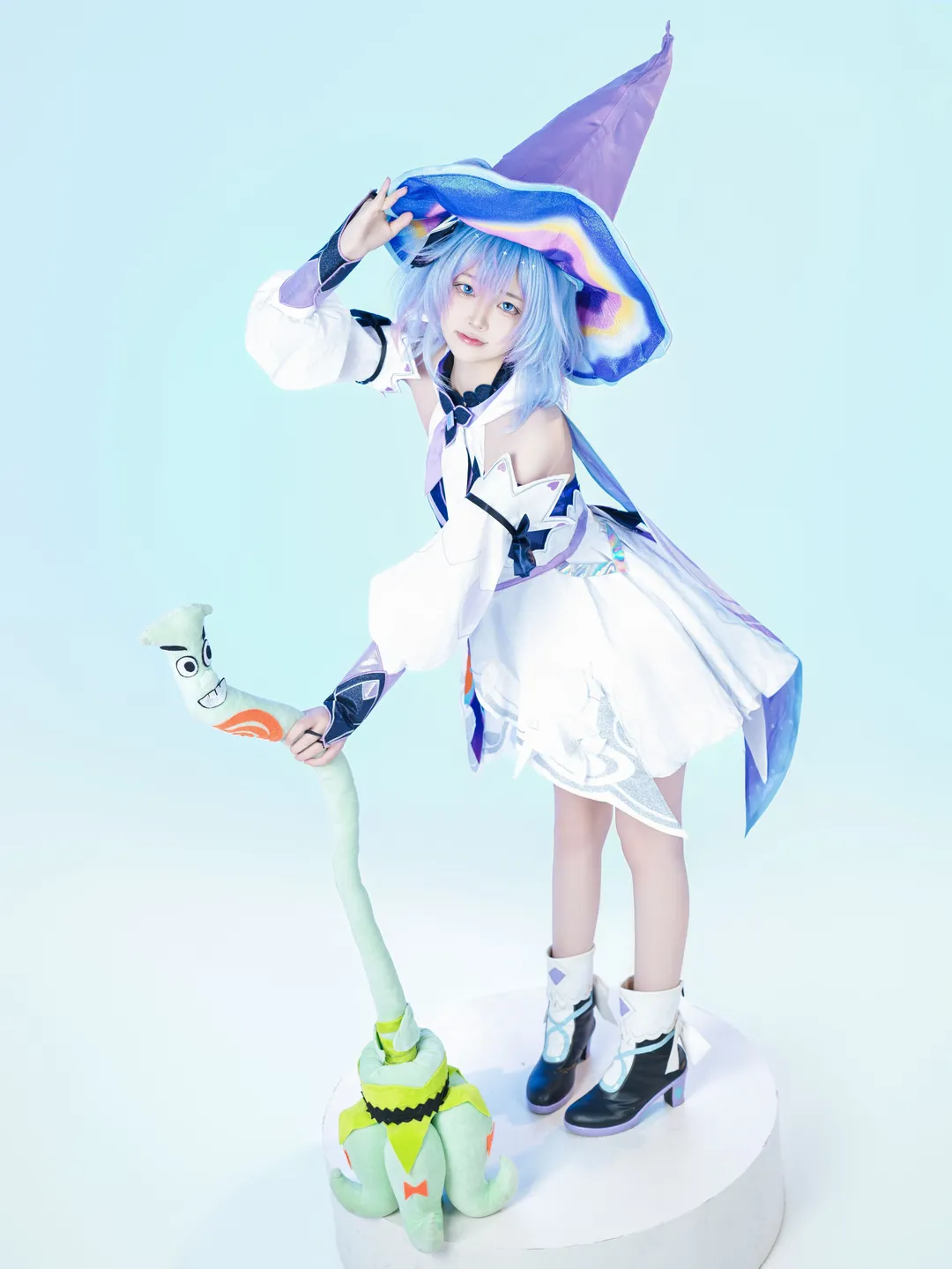 【小乔cos】时之魔女的魔法杖，还真是一个调皮的小家伙 - 第 5 张