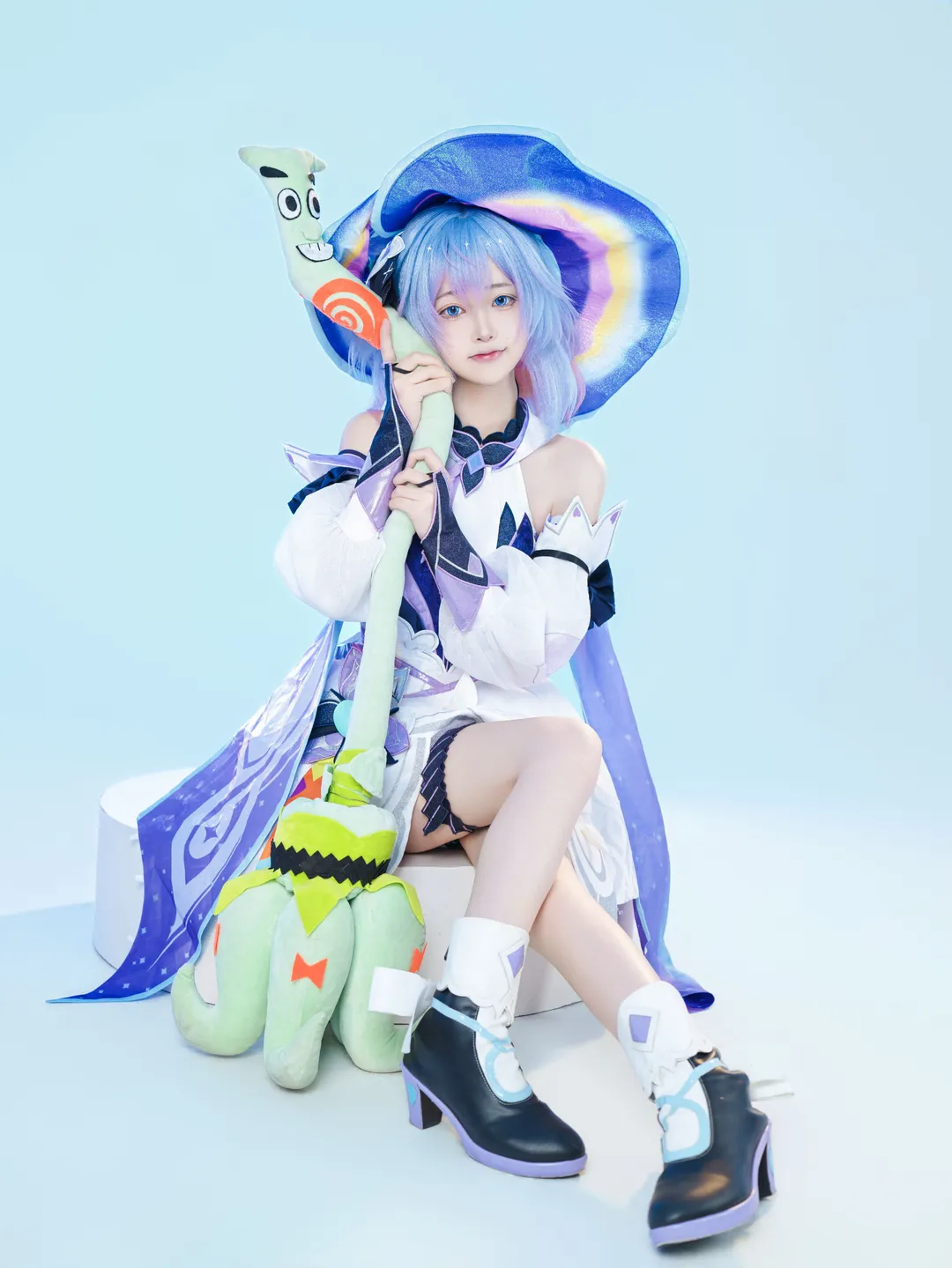 【小乔cos】时之魔女的魔法杖，还真是一个调皮的小家伙 - 第 7 张