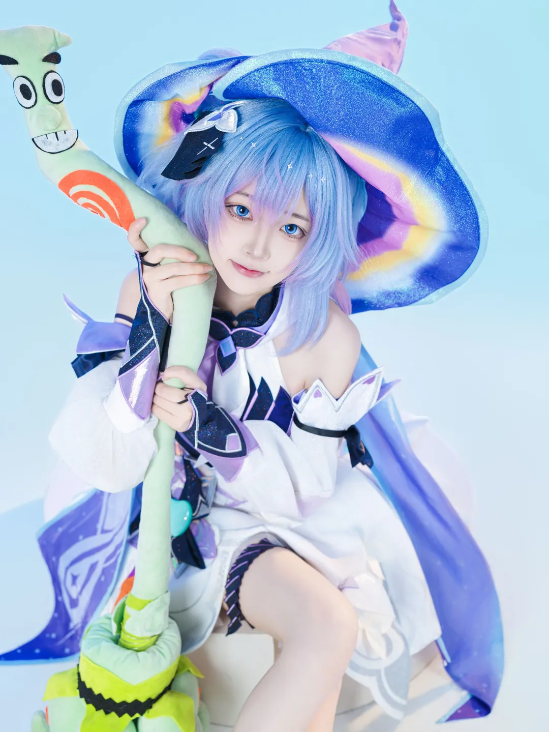 【小乔cos】时之魔女的魔法杖，还真是一个调皮的小家伙 - 第 8 张