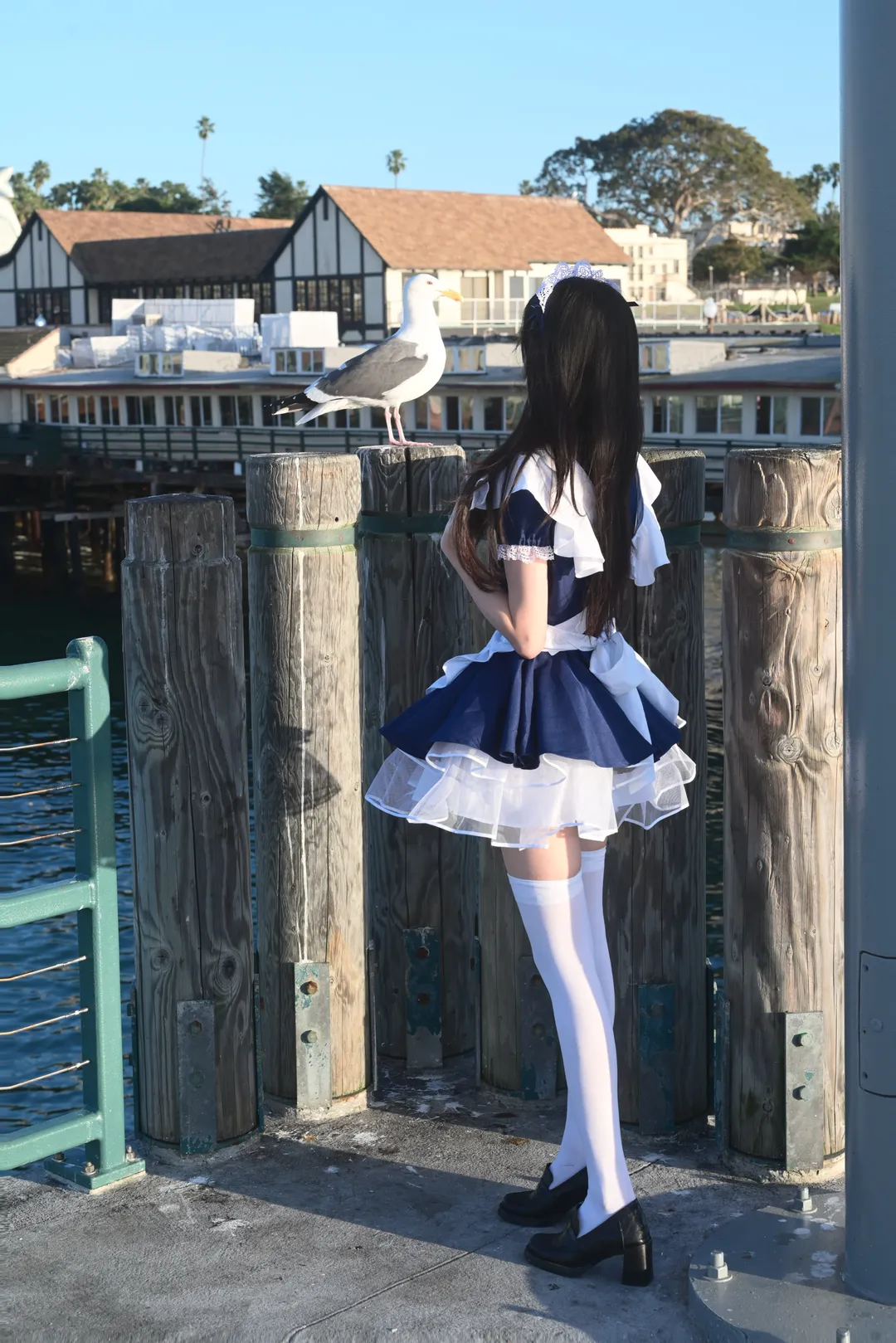 LA藍白小鎮Redondo Beach 天使女僕裝出片日記 - 第 1 張