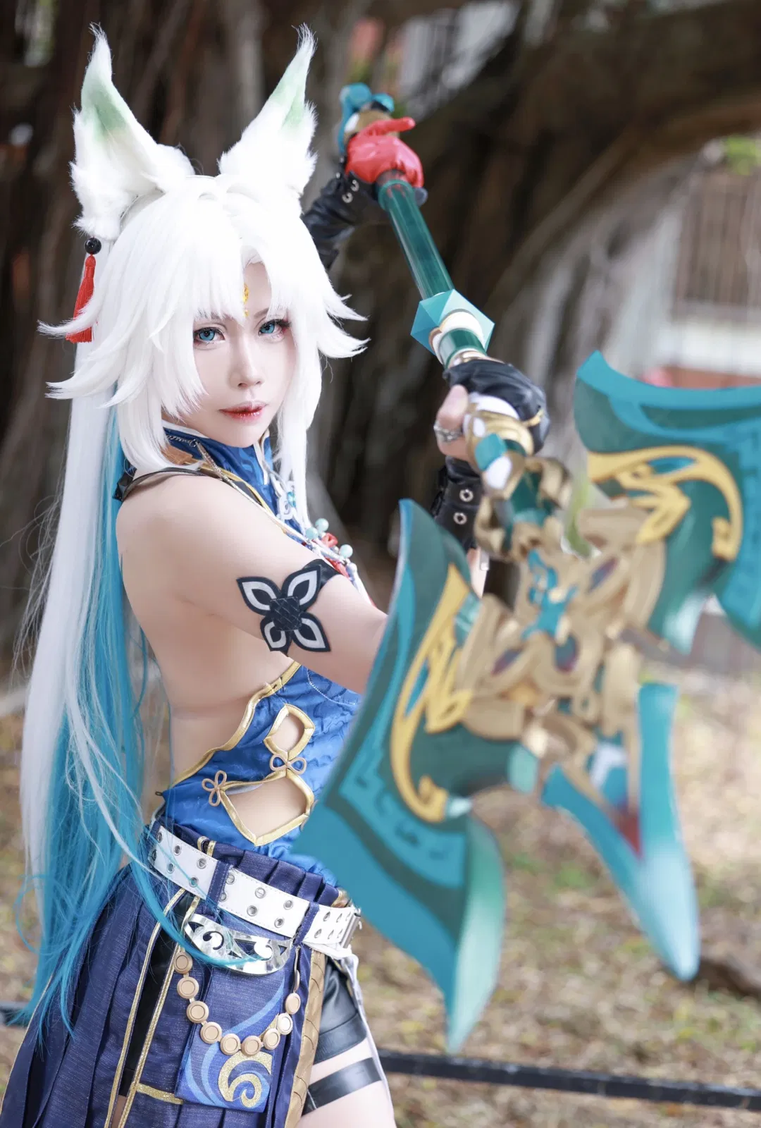 【飞霄cos】星穹铁道曜青将军的高温漫展场照 - 第 1 张