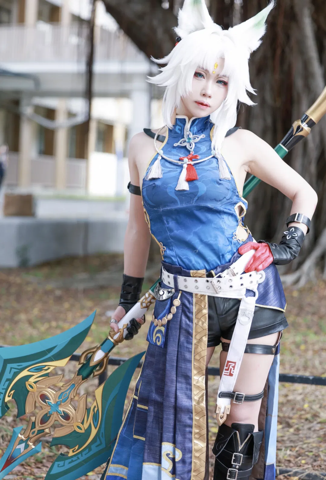 【飞霄cos】星穹铁道曜青将军的高温漫展场照 - 第 3 张