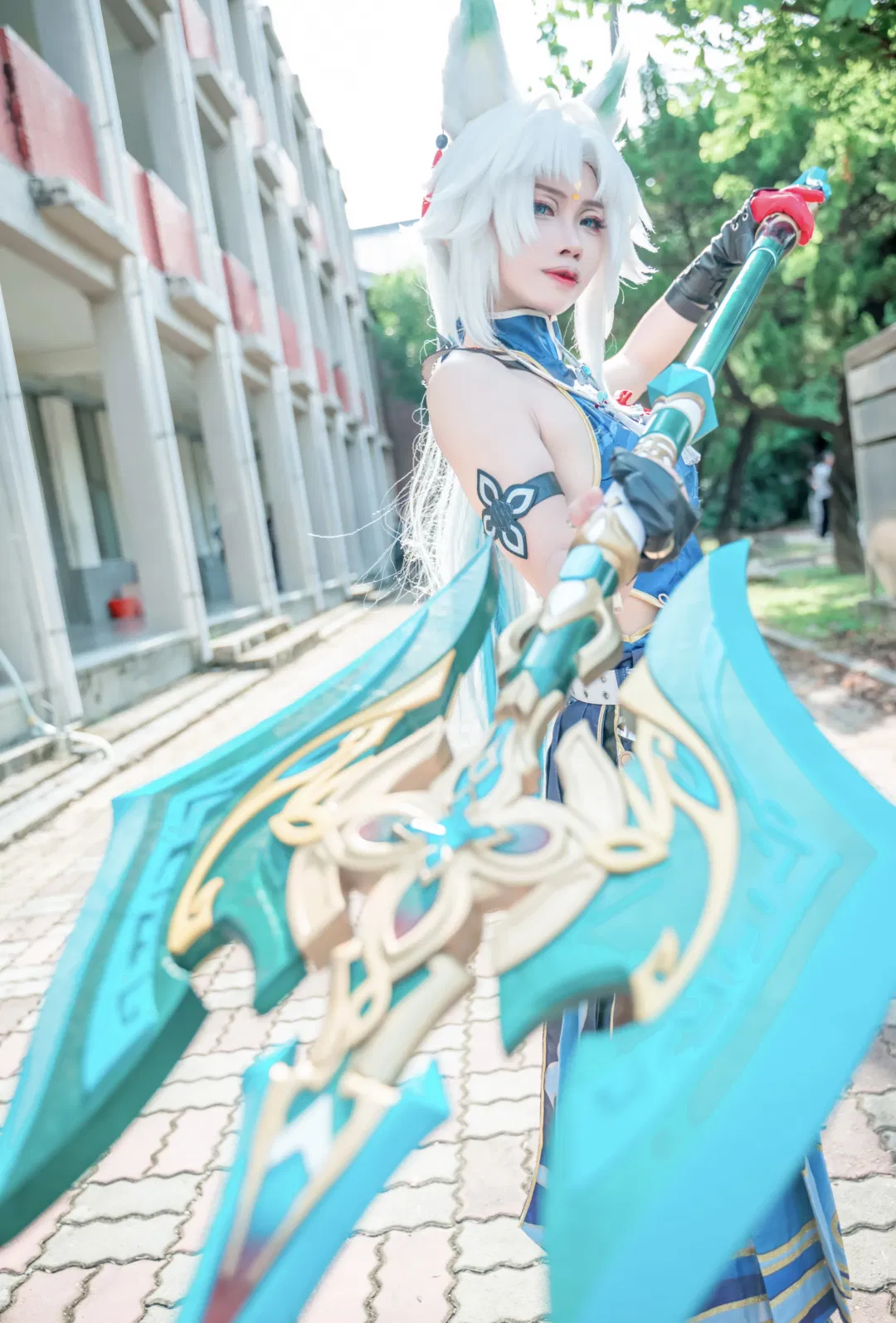 【飞霄cos】星穹铁道曜青将军的高温漫展场照 - 第 5 张