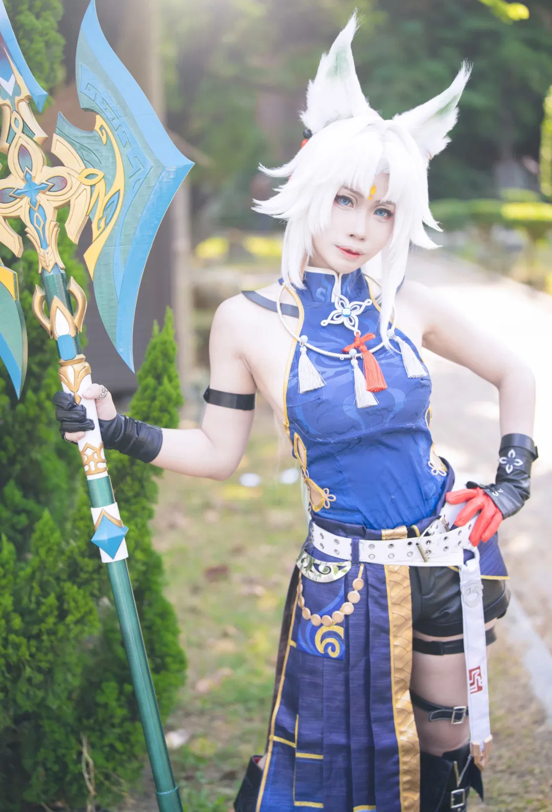 【飞霄cos】星穹铁道曜青将军的高温漫展场照 - 第 6 张