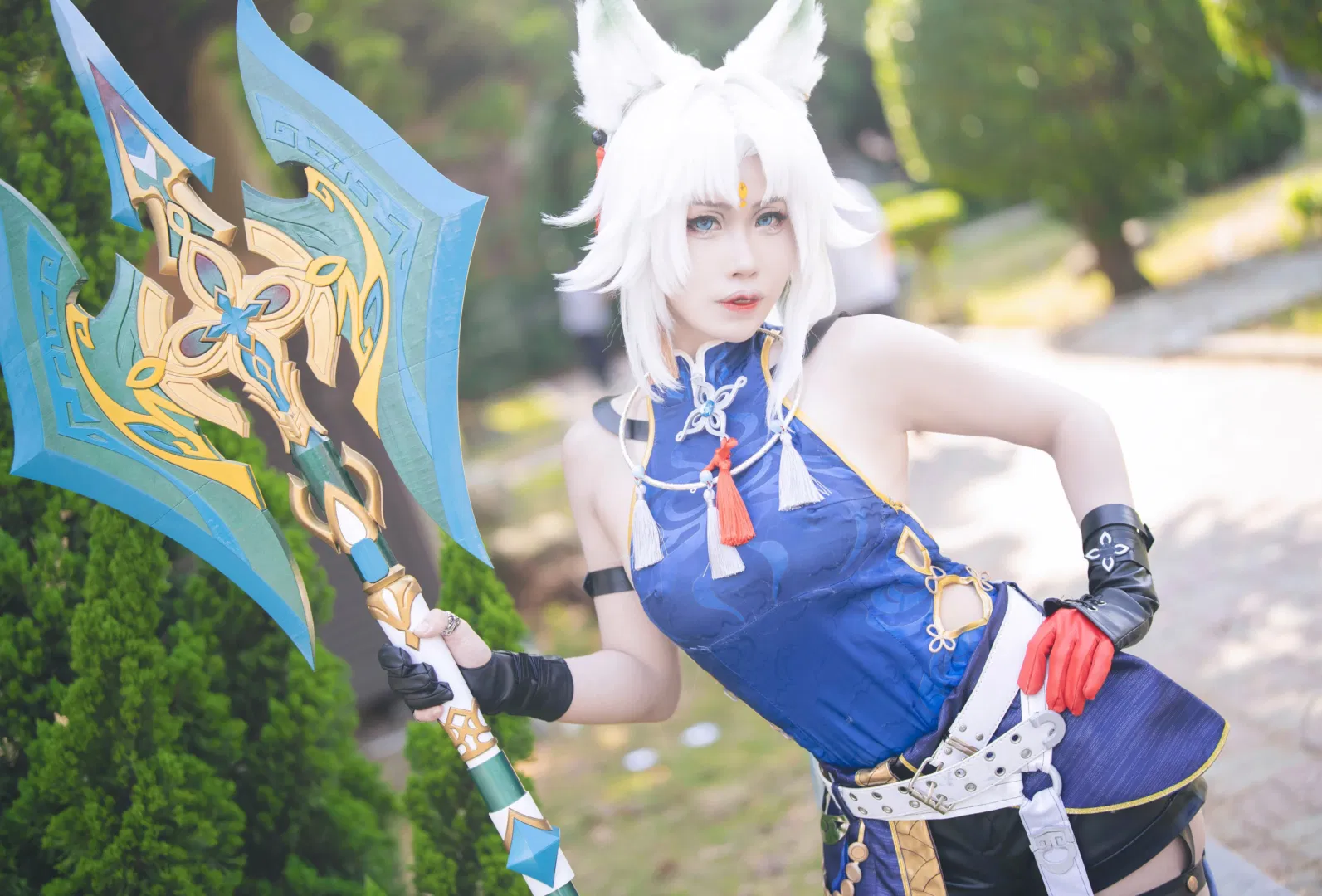 【飞霄cos】星穹铁道曜青将军的高温漫展场照 - 第 7 张