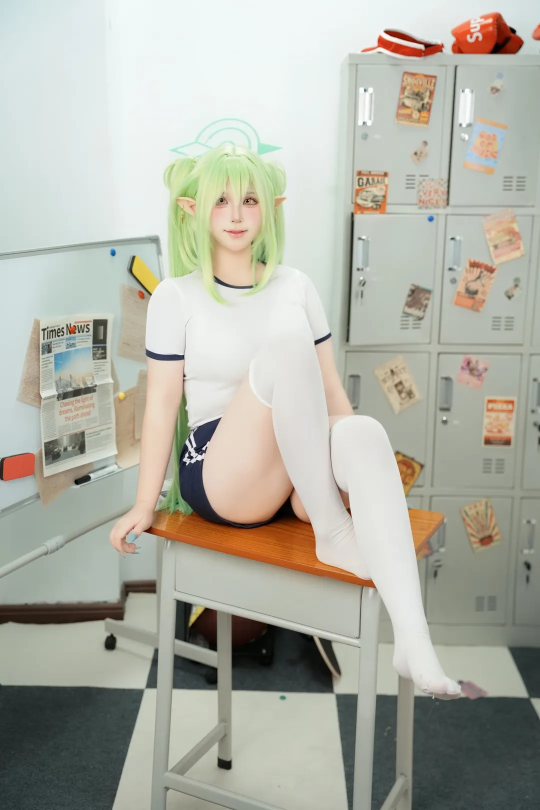 【橘望cos】蔚蓝档案体操服动作参考全记录 - 第 4 张
