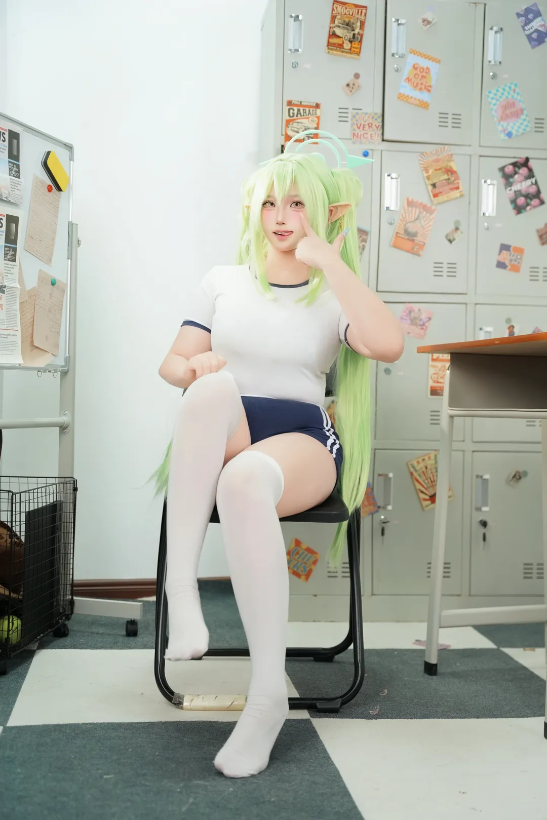 【橘望cos】蔚蓝档案体操服动作参考全记录 - 第 9 张