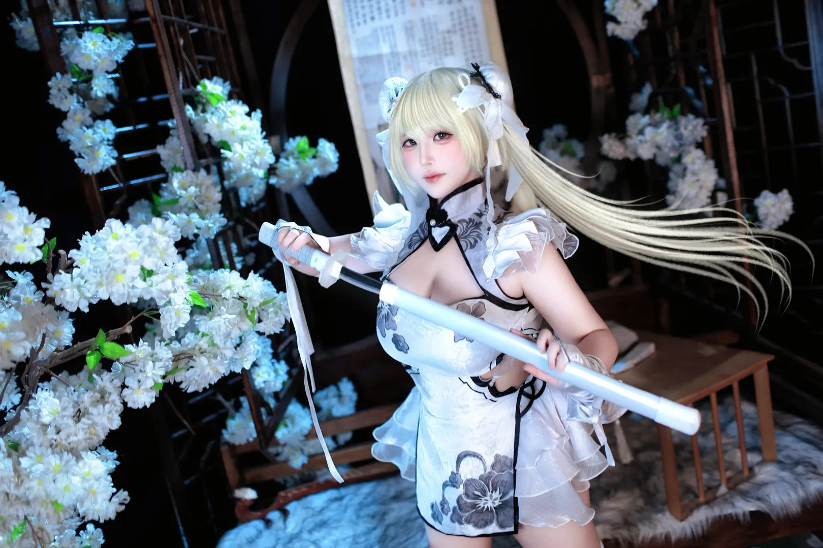 【殷紫萍cos】玉髓冰心古風旗袍正片的拍攝心得分享 - 第 5 張