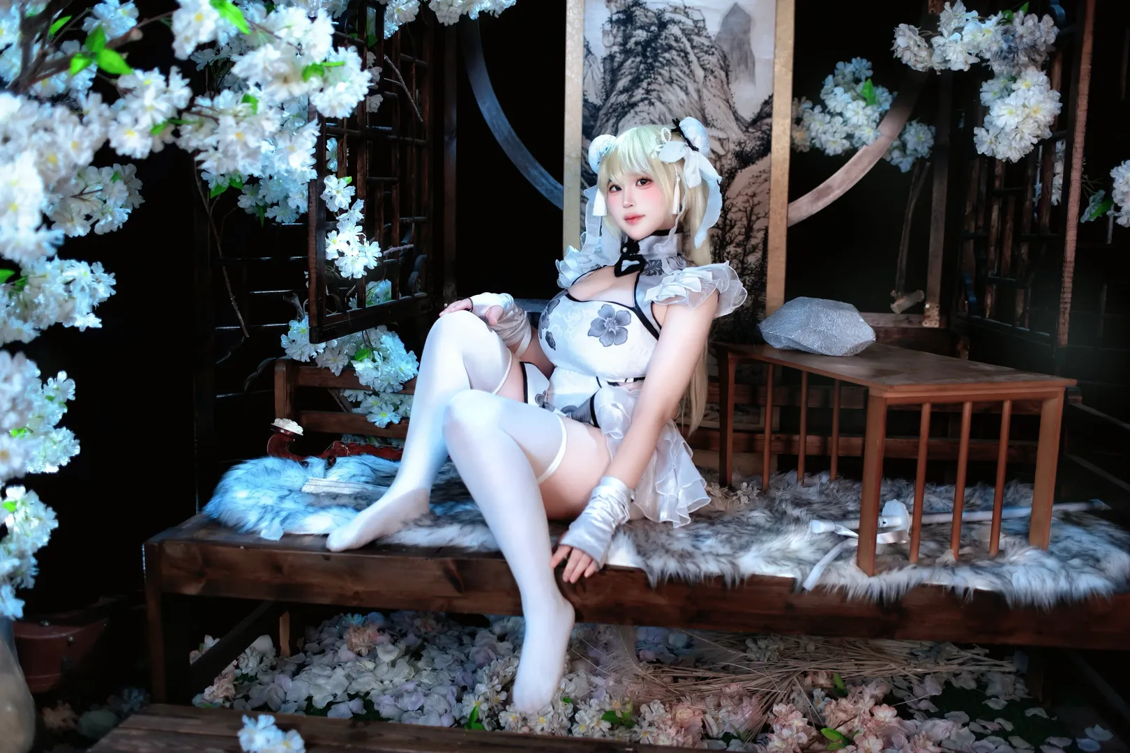 【殷紫萍cos】玉髓冰心古風旗袍正片的拍攝心得分享 - 第 6 張