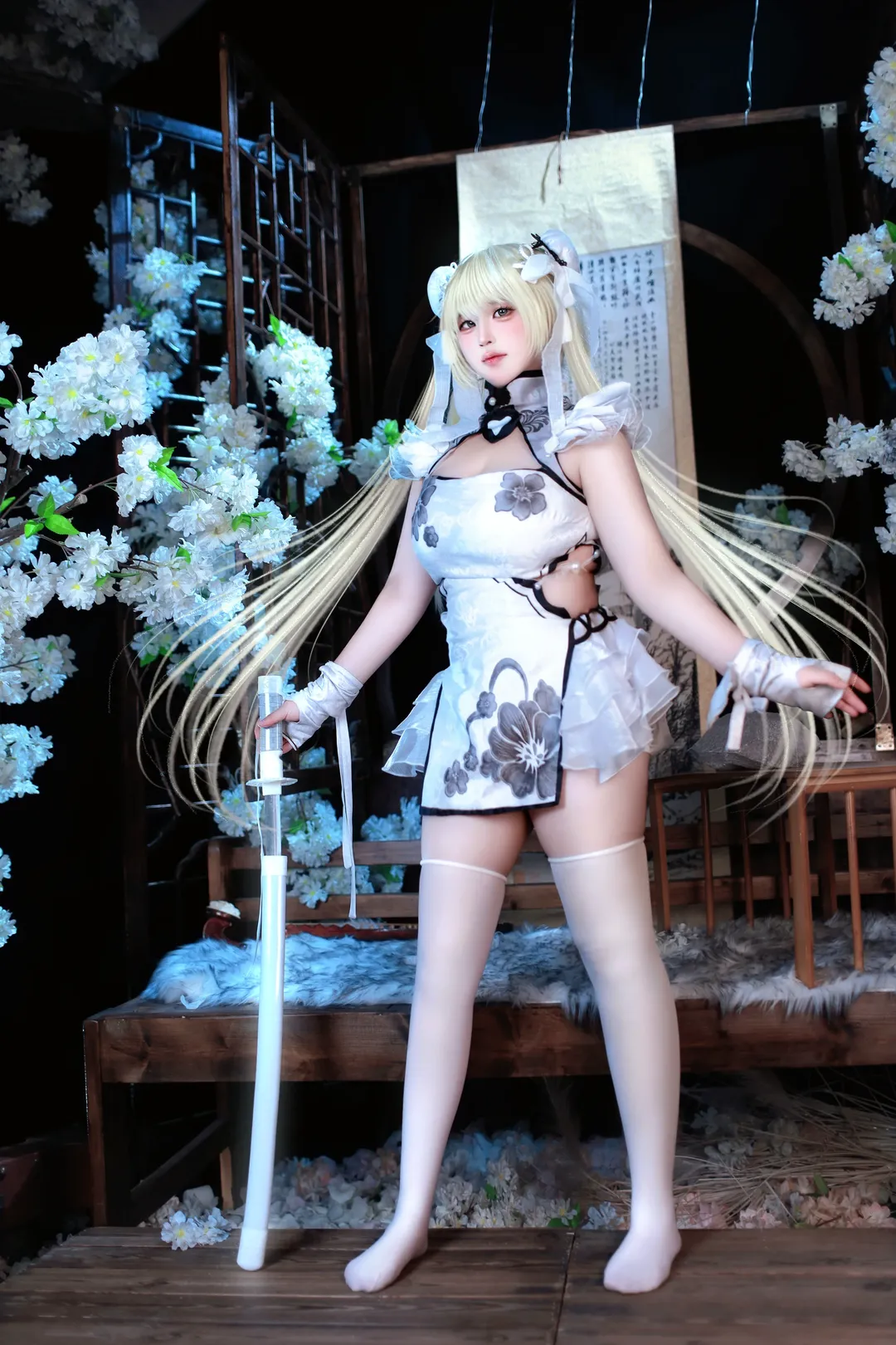 【殷紫萍cos】玉髓冰心古風旗袍正片的拍攝心得分享 - 第 7 張