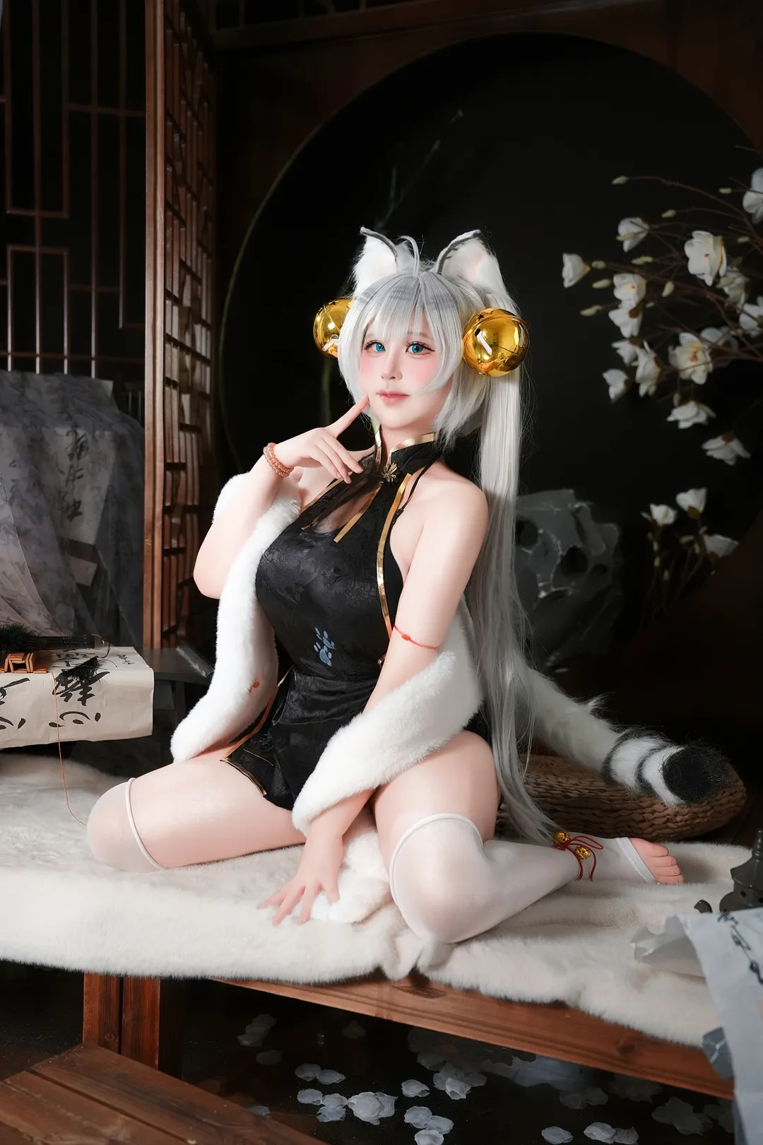 【白虎娘cos】中式暗黑風的雜魚感是這樣拍出來的 - 第 1 張