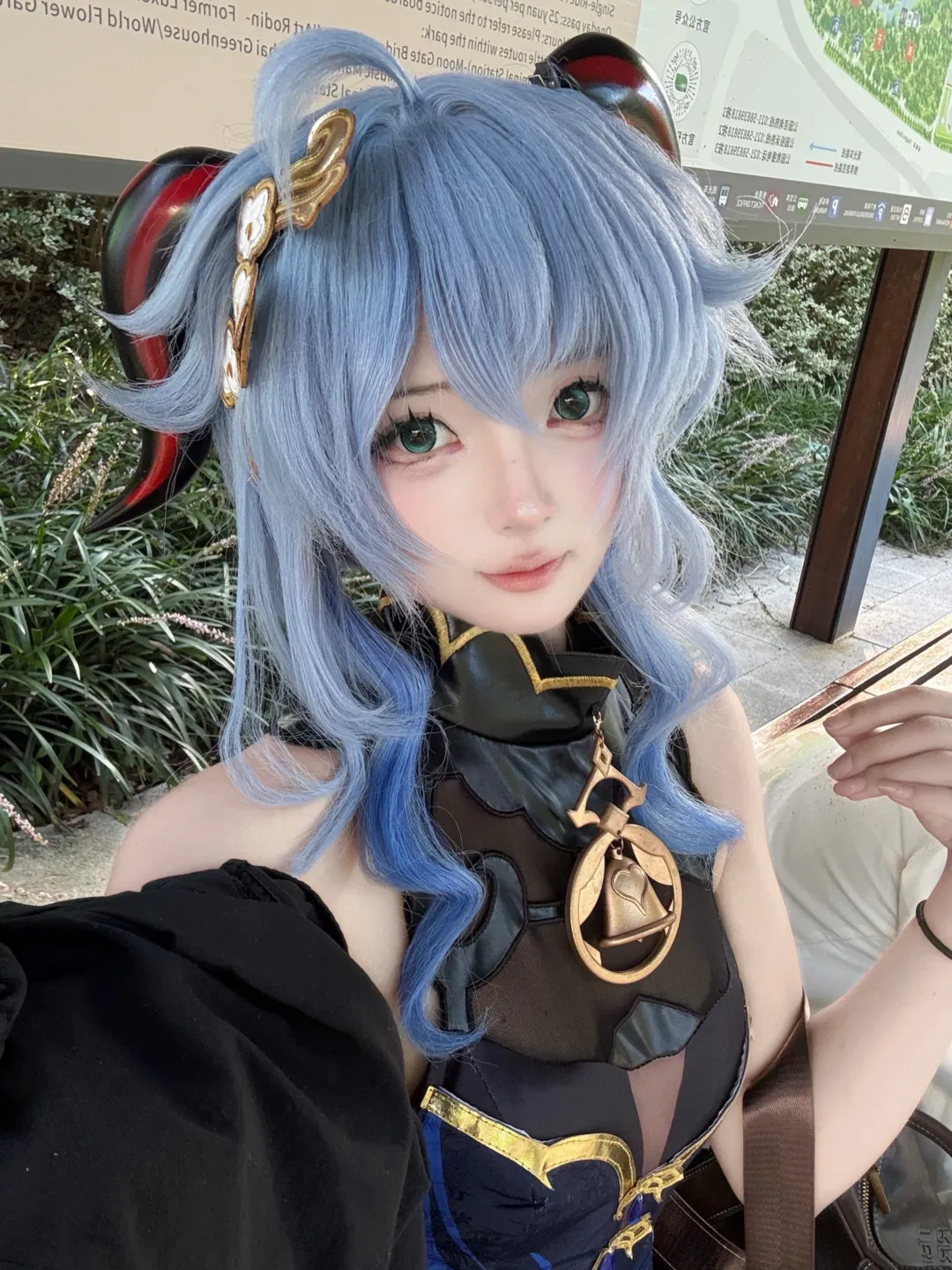 【甘雨cos】原神王小美今日出片，美瞳致歉 - 第 1 张