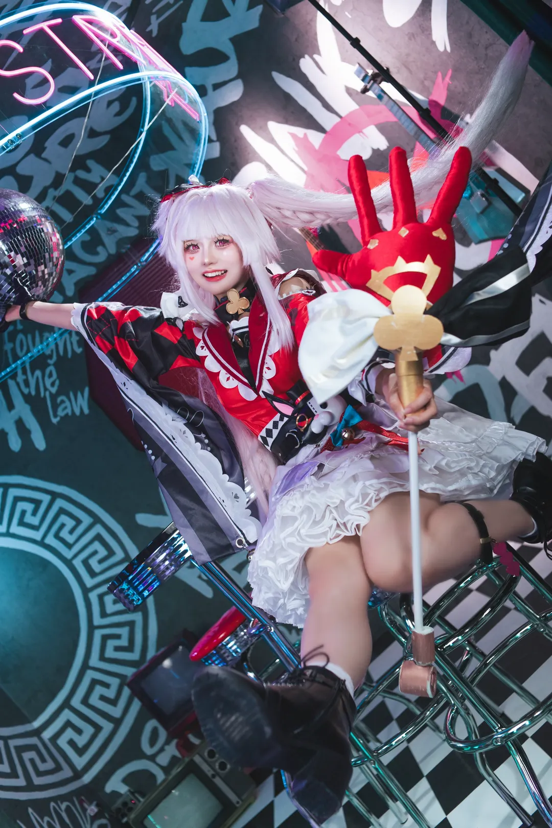 【火花cos】崩壞星穹鐵道火花紅白雙馬尾拍攝心得 - 第 1 張