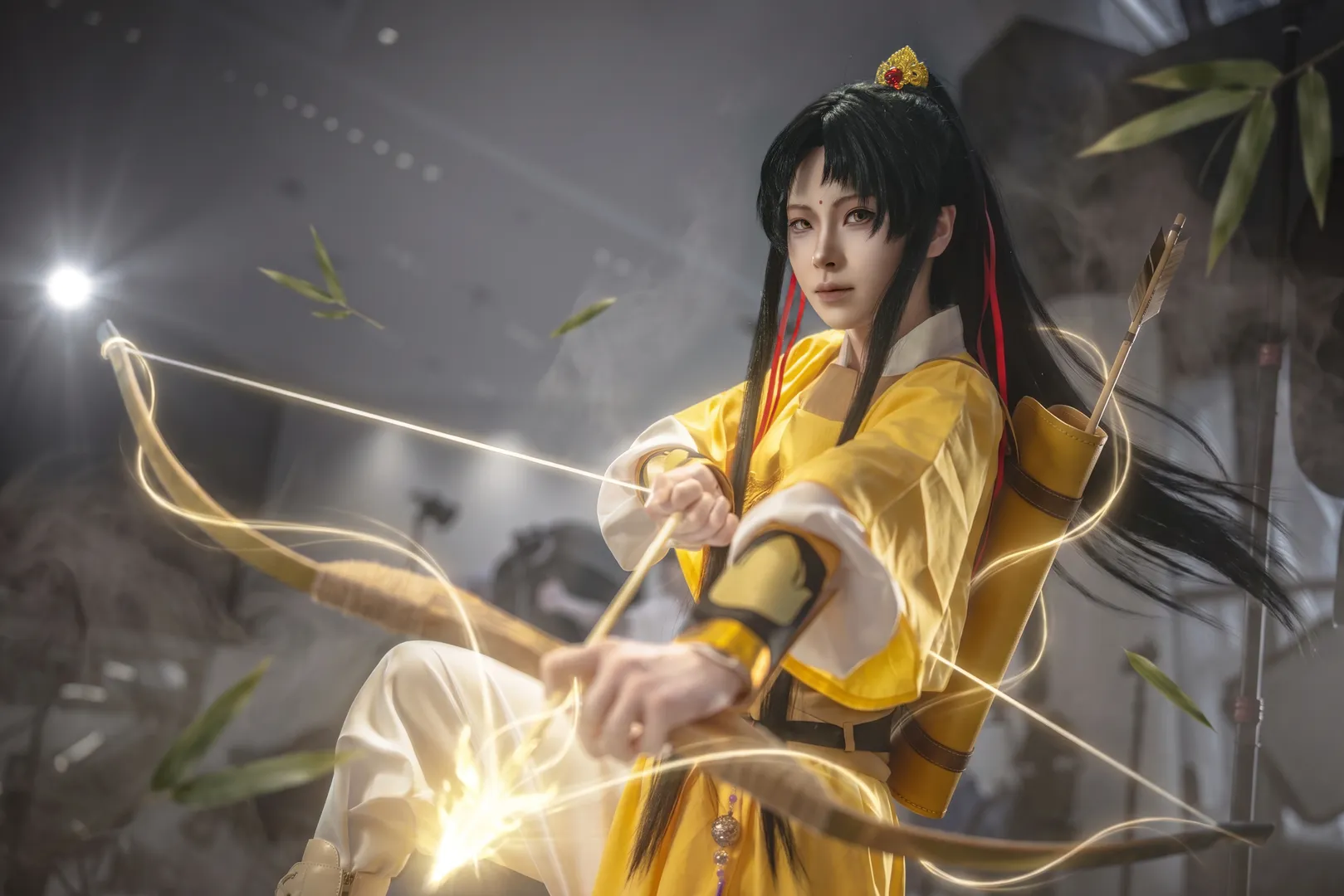 【金凌cos】魔道祖师金凌，弯弓射箭尽显少年锋芒 - 第 1 张