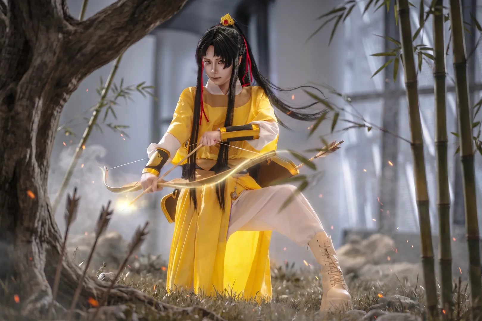 【金凌cos】魔道祖师金凌，弯弓射箭尽显少年锋芒 - 第 4 张