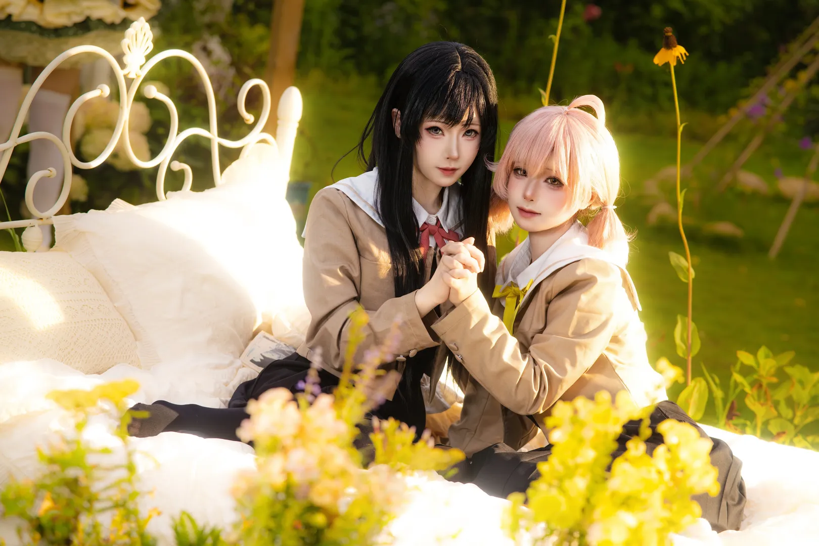 【七海灯子cos】终将成为你双人cosplay，与侑的静谧午后 - 第 1 张