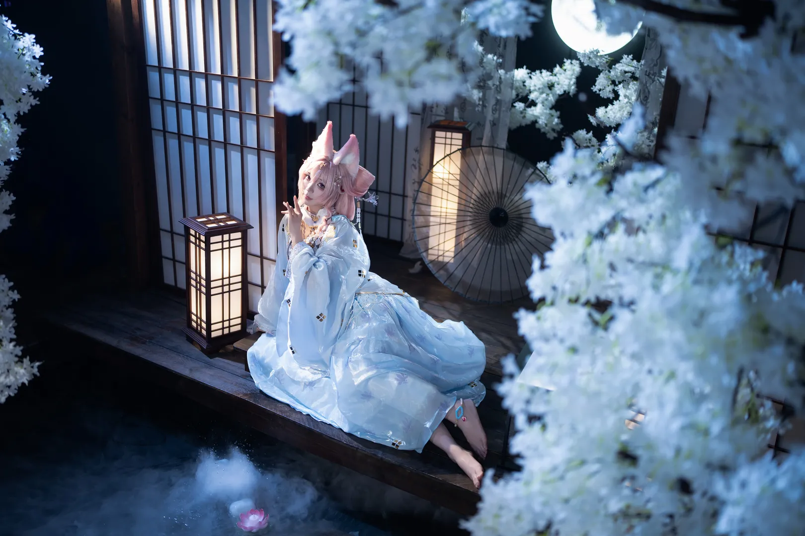 【鸿雪cos】明日方舟行梦侧畔月下正片 - 第 2 张