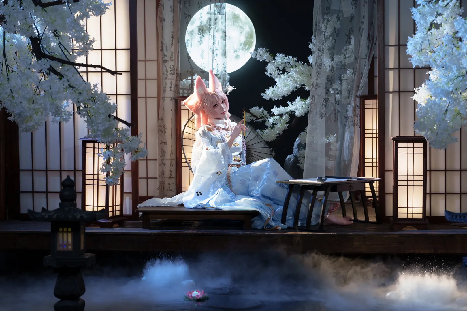 【鸿雪cos】明日方舟行梦侧畔月下正片 - 第 3 张