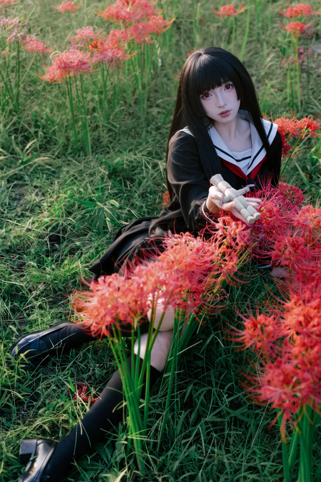 【閻魔愛cos】地獄少女彼岸花海外景正片 - 第 2 張
