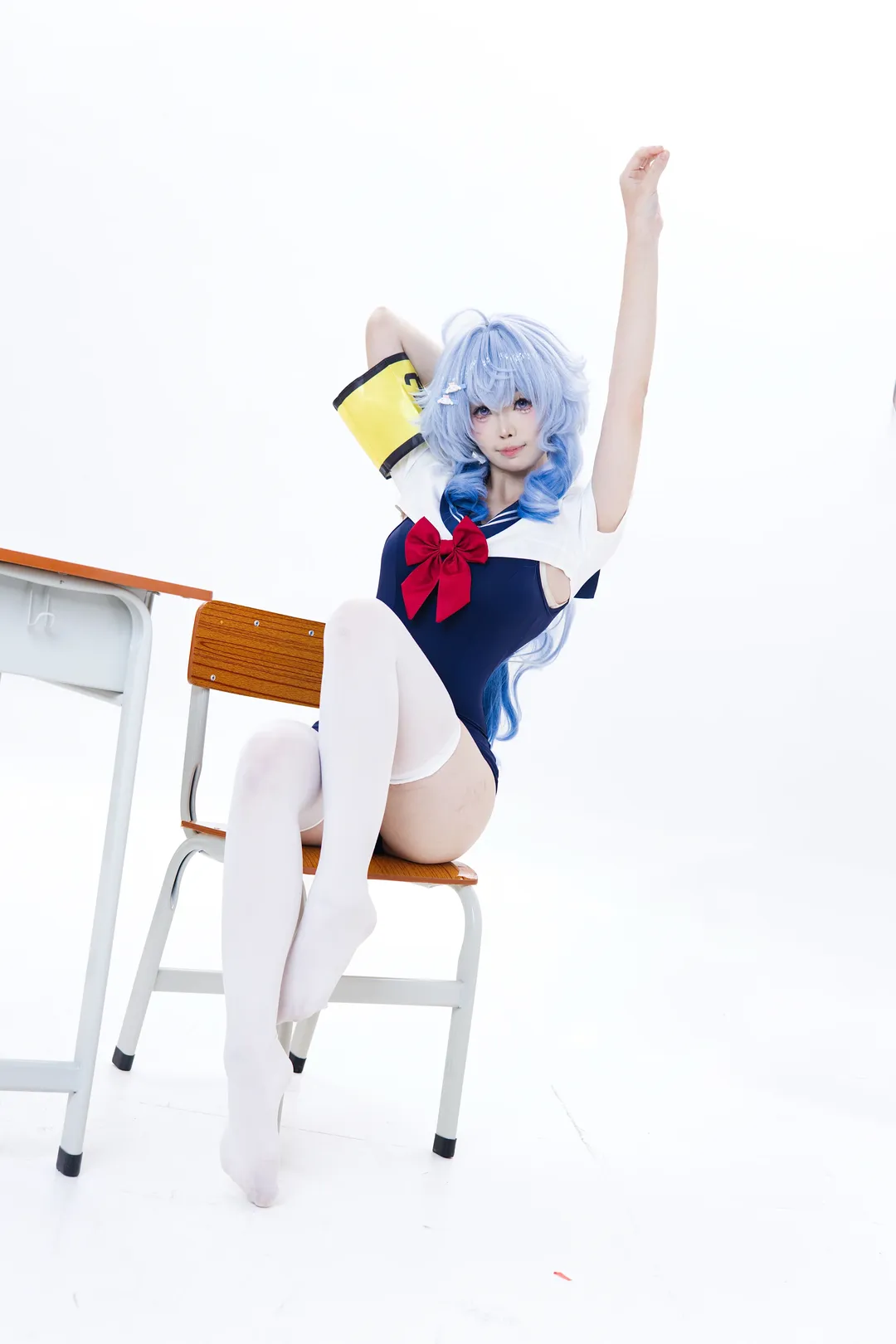 【甘雨cos】死库水与白丝的教室正片 - 第 3 张