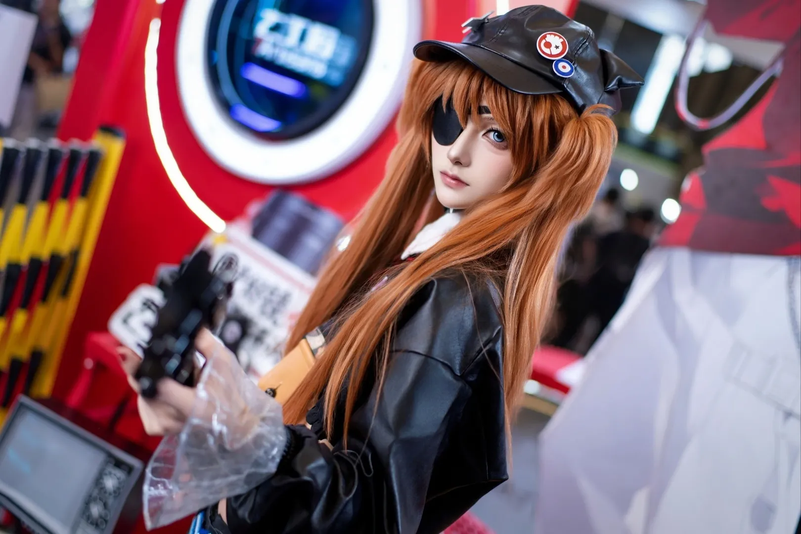 【明日香cos】新世纪福音战士红黑朋克风亮相Chinajoy - 第 2 张