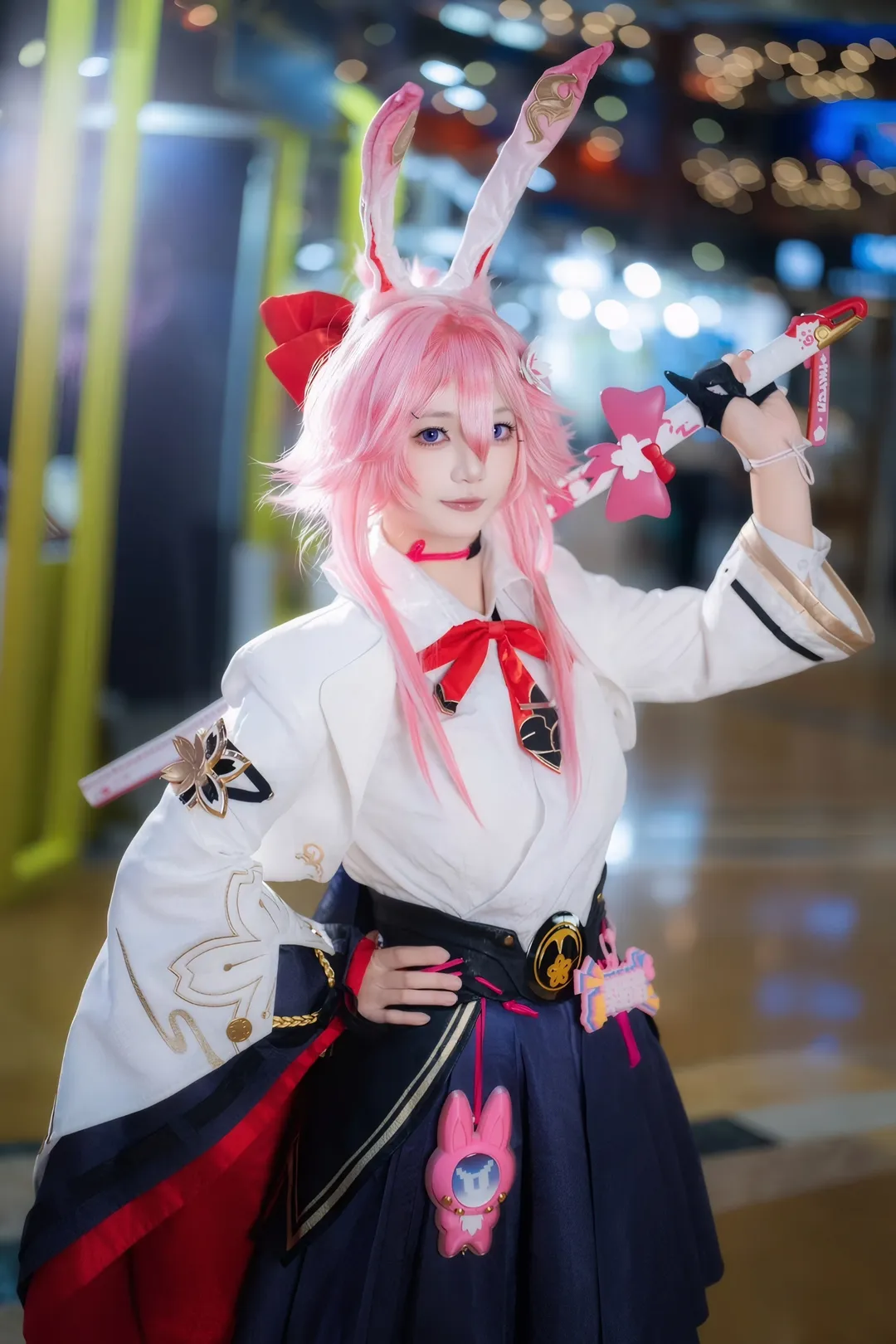 【绯樱cos】崩坏星穹铁道 月夜刀鸣 狐隐绯樱 - 第 3 张