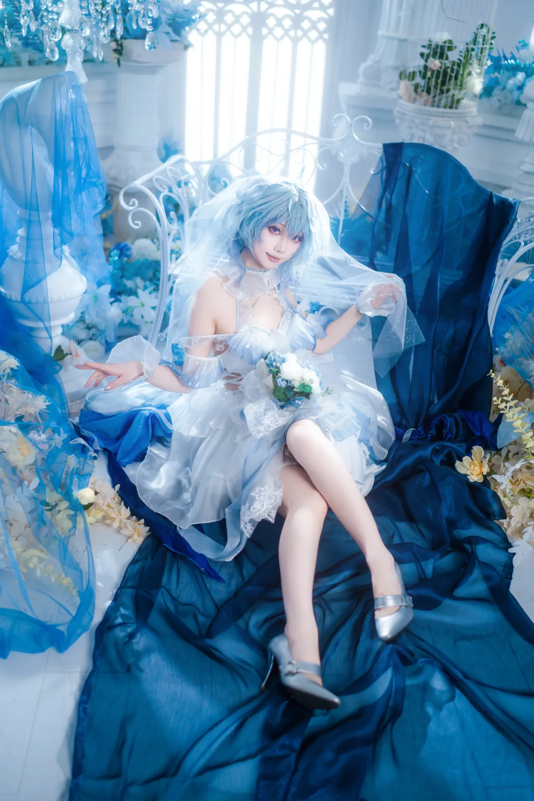 【守岸人cos】鳴潮藍色薄紗下的靜謐與永恆 - 第 4 張