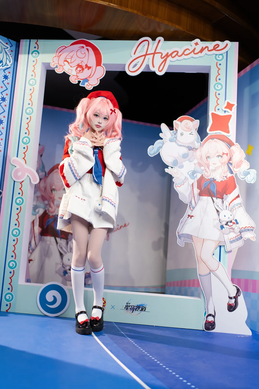 【风堇cos】崩坏星穹铁道大白兔联动的粉色双马尾太甜了 - 第 7 张