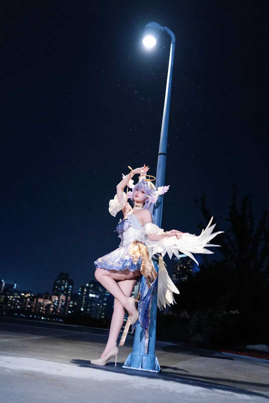 【知更鳥cos】崩壞星穹鐵道雨夜陸家嘴的溫柔歌聲 - 第 9 張