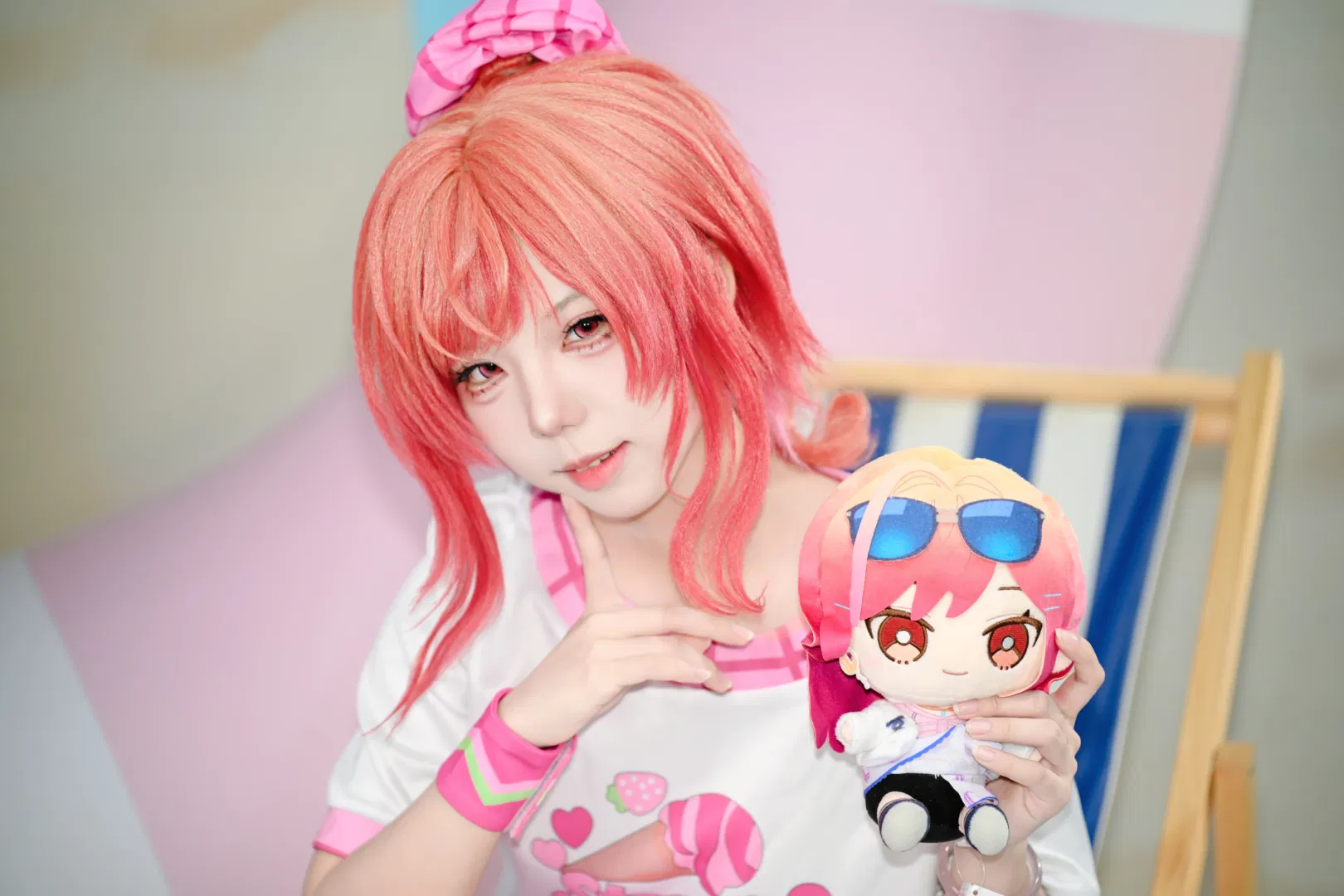 粉色系甜美风cosplay 棚拍记录 - 第 1 张
