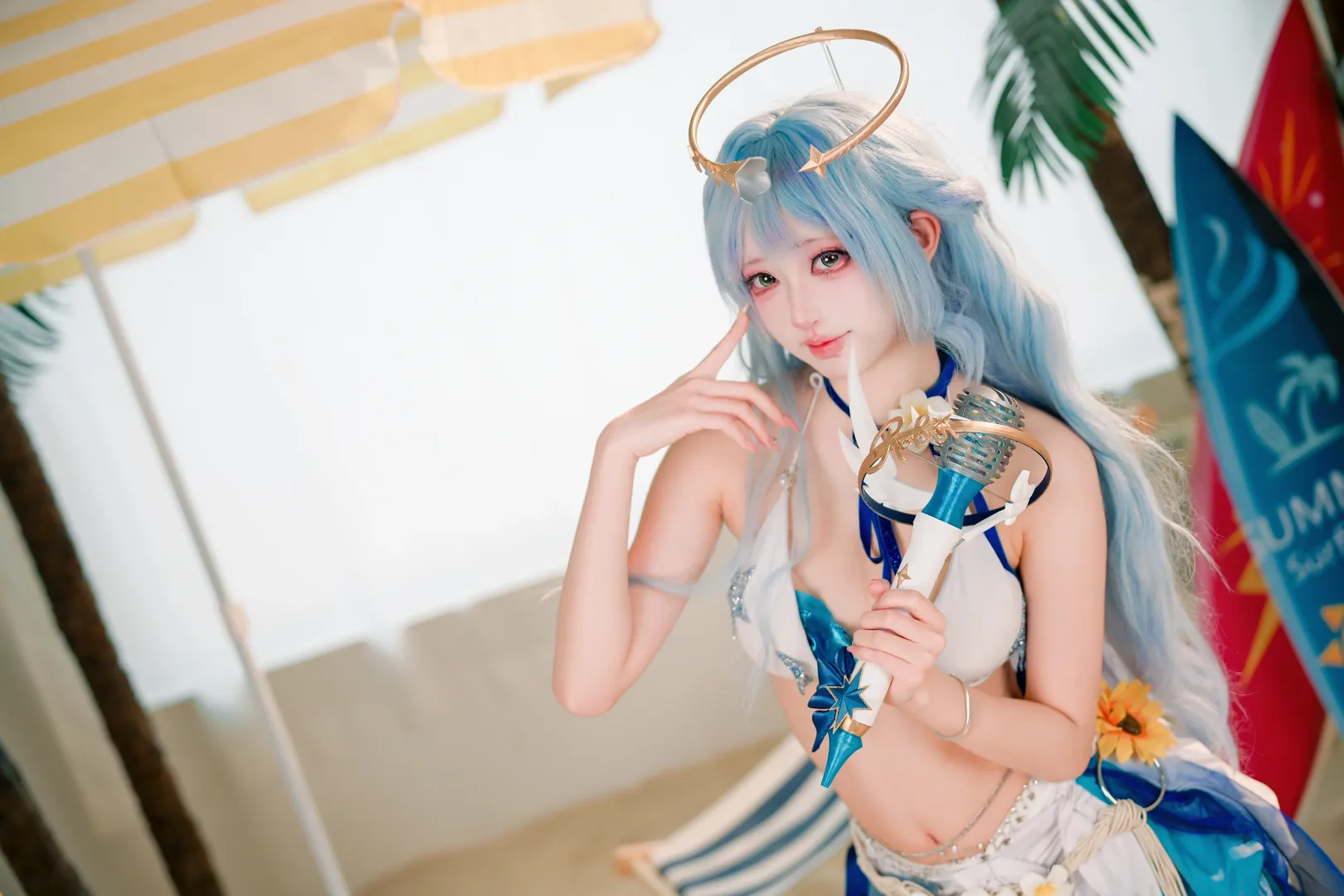 【知更鸟泳装cos】夏日海滩度假风情拍摄记录 - 第 1 张