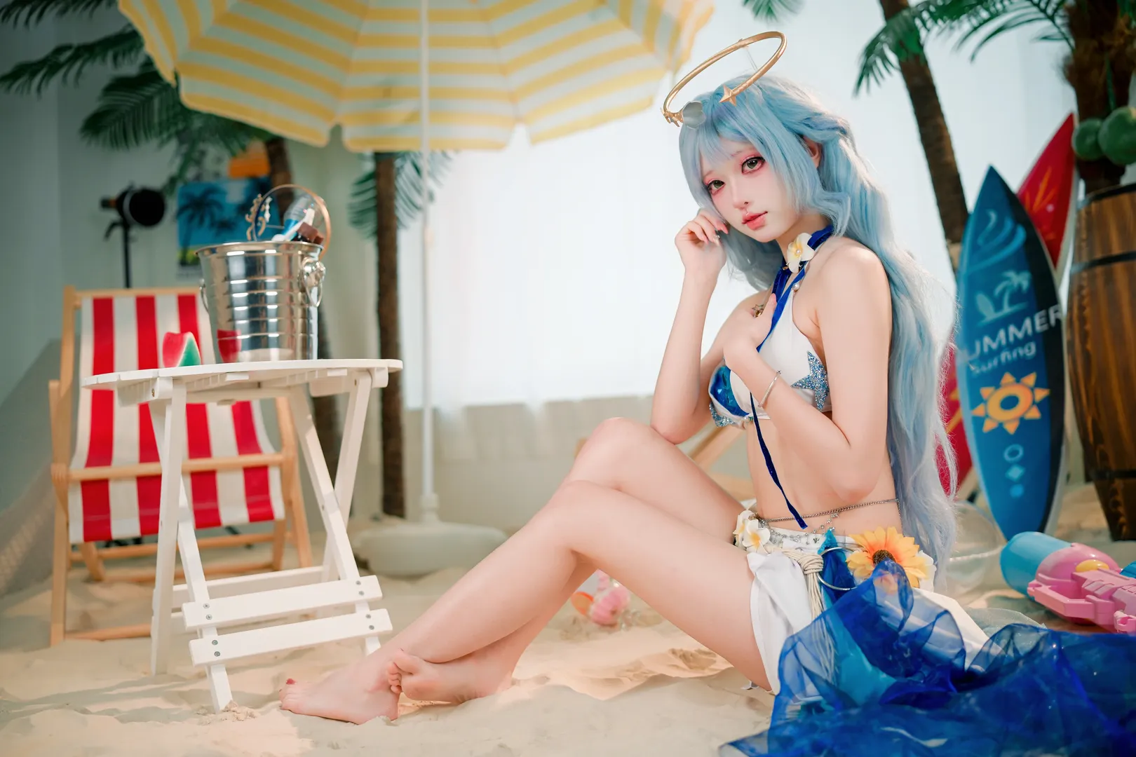 【知更鸟泳装cos】夏日海滩度假风情拍摄记录 - 第 4 张