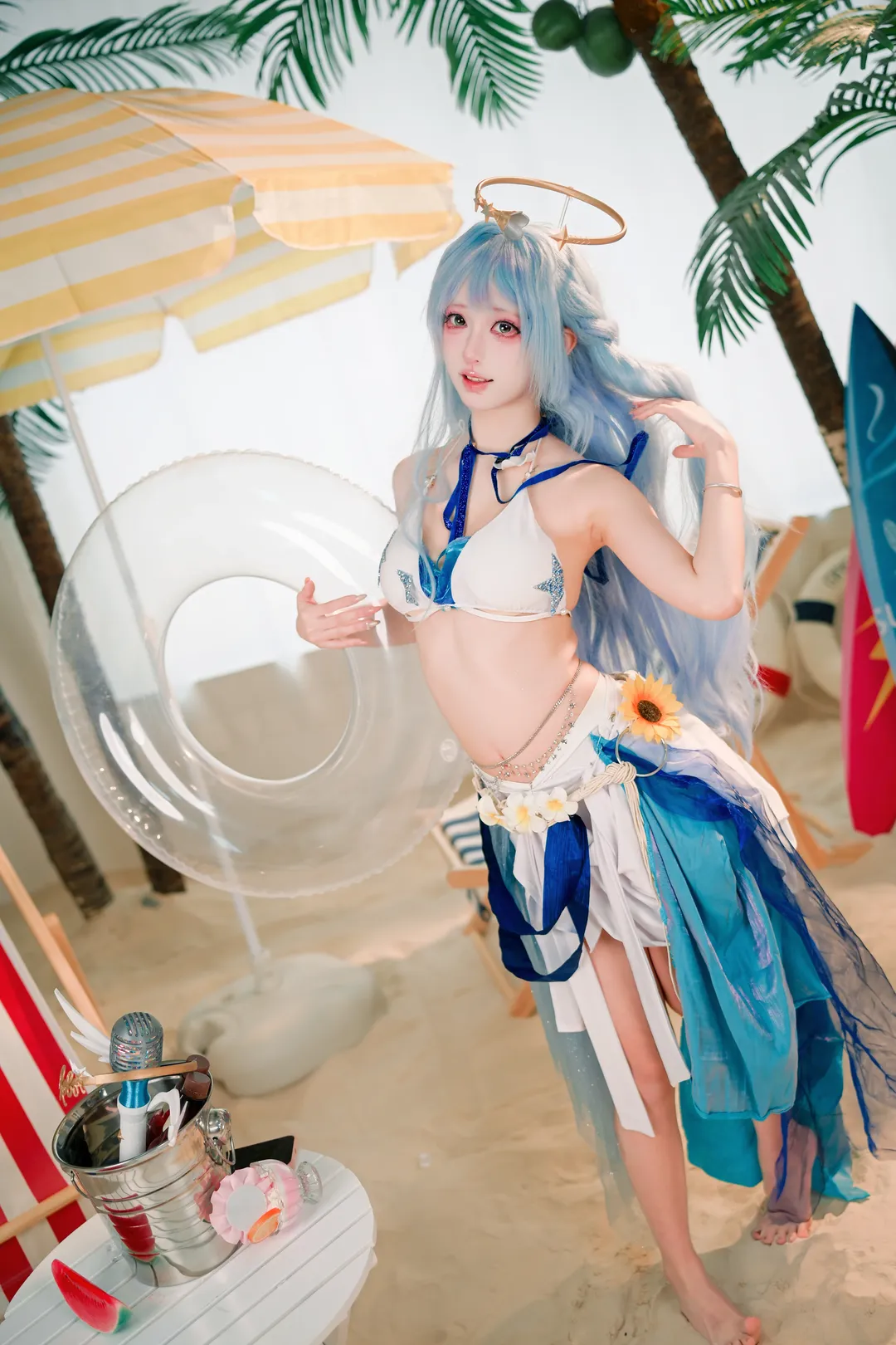 【知更鸟泳装cos】夏日海滩度假风情拍摄记录 - 第 7 张
