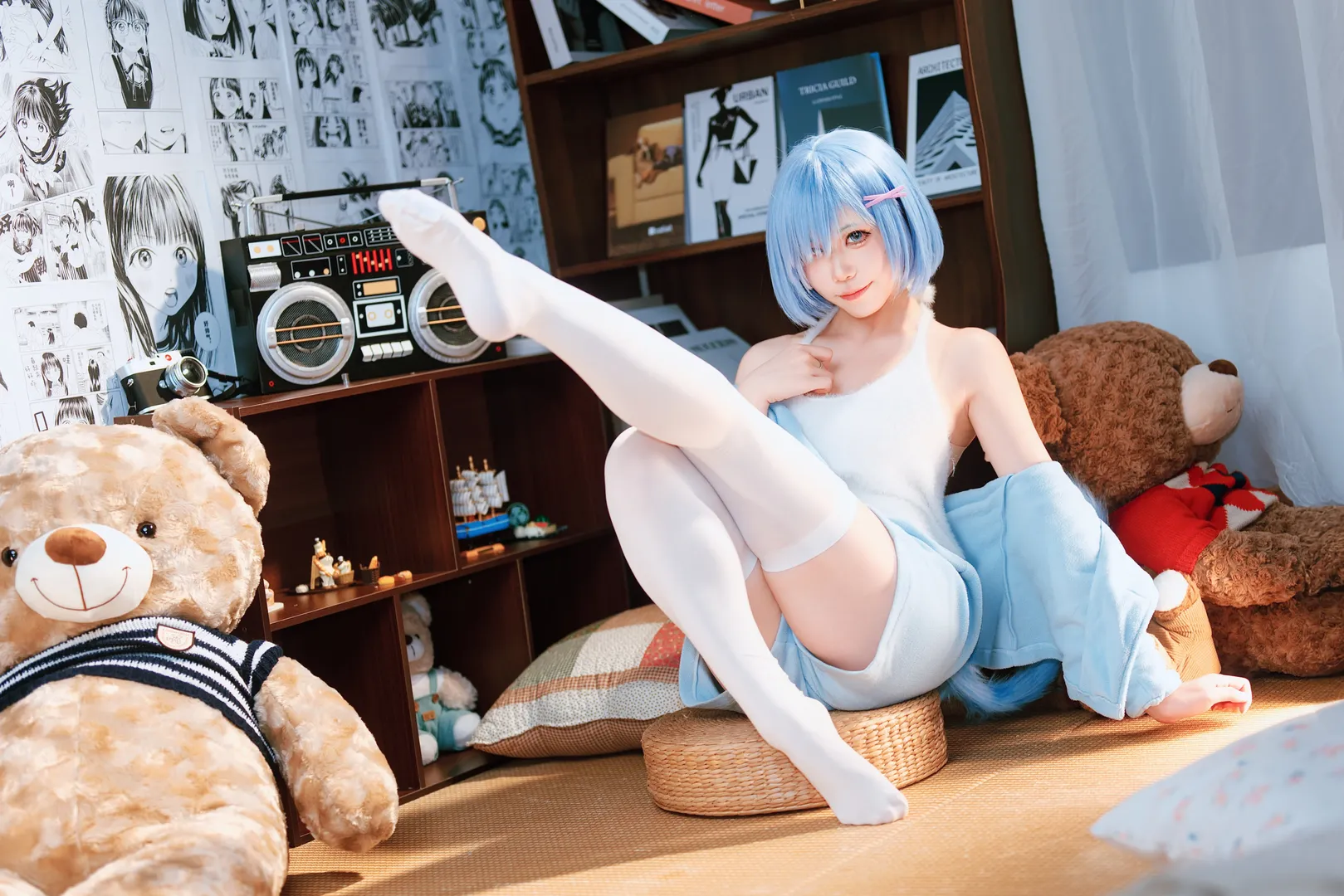 【蕾姆cos】从零开始的异世界生活 居家系可爱少女 - 第 1 张
