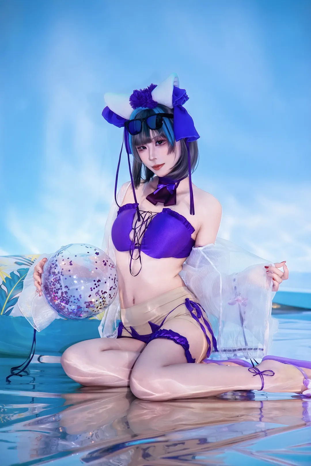 【柴郡cos】碧蓝航线夏日泳装棚拍记录 - 第 3 张