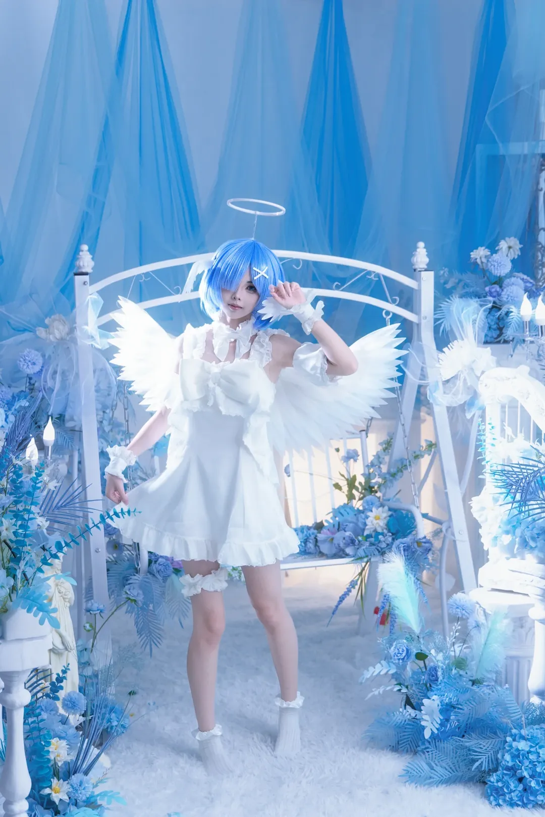 【蕾姆cos】南寧星漫映畫的天使造型，清透又夢幻 - 第 5 張