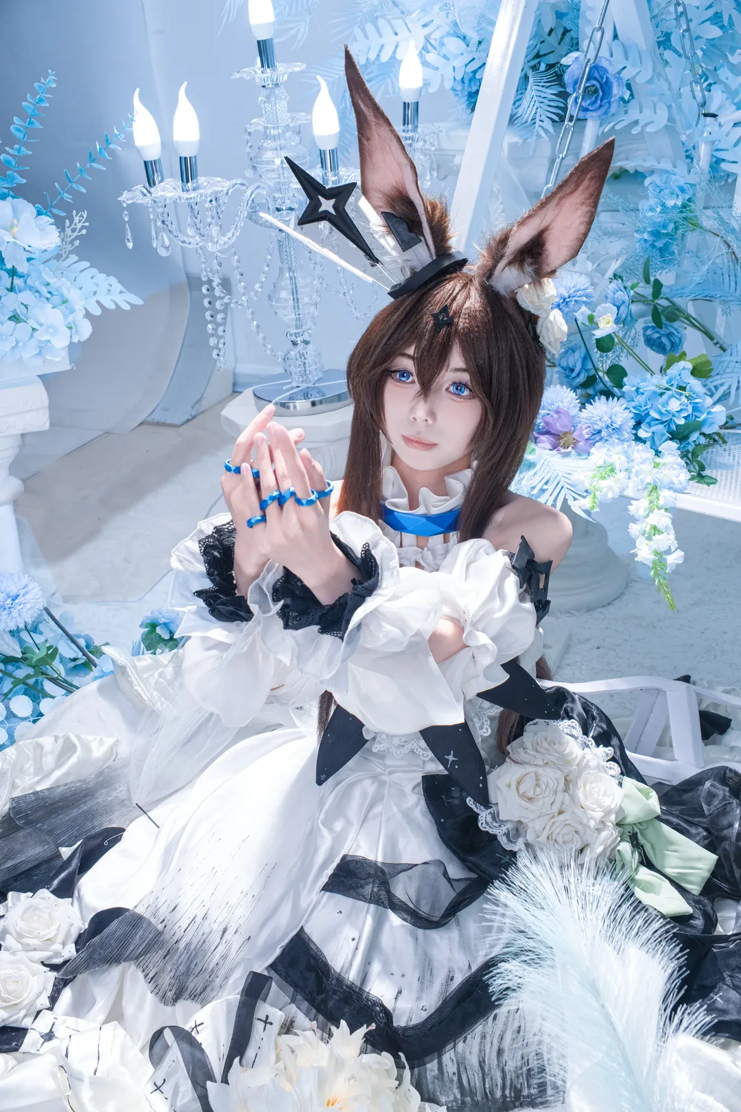 【阿米婭cos】明日方舟的藍白童話風正片 - 第 2 張