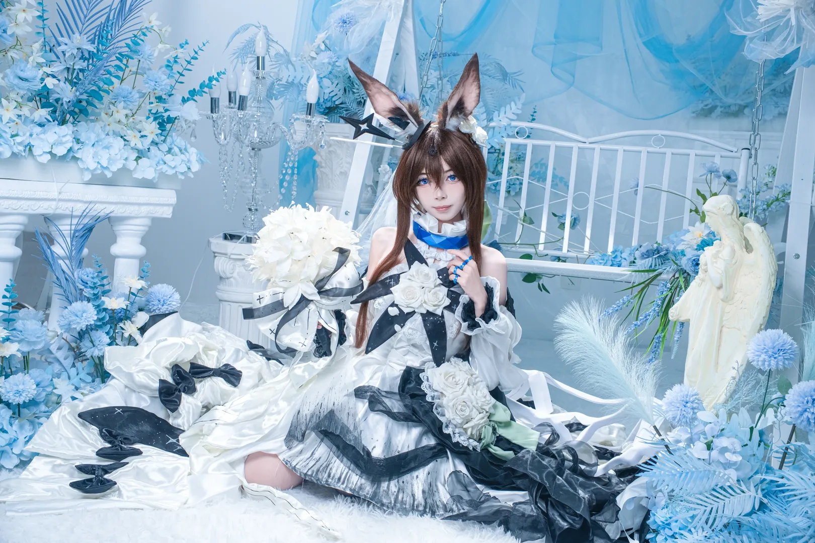 【阿米婭cos】明日方舟的藍白童話風正片 - 第 3 張