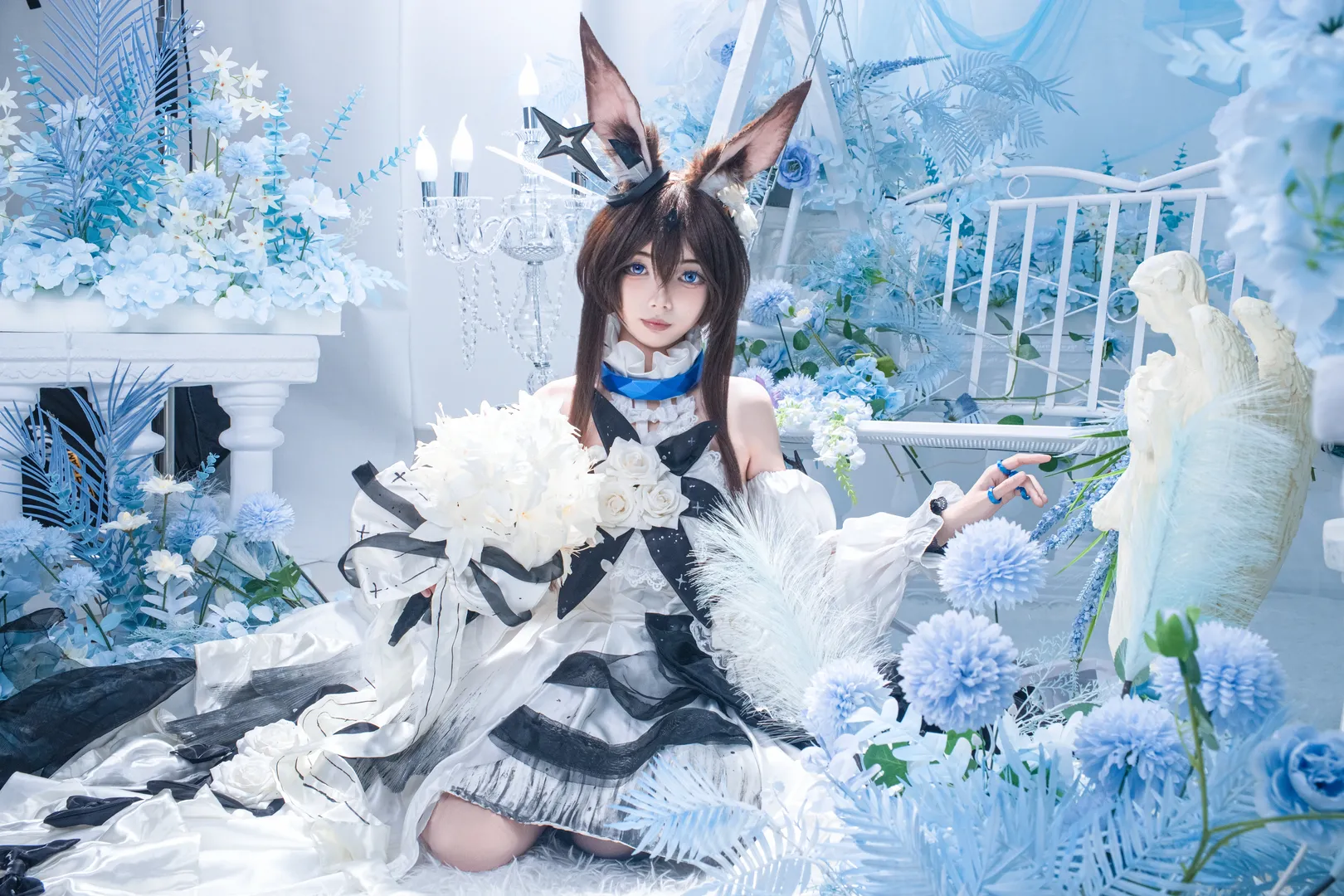 【阿米婭cos】明日方舟的藍白童話風正片 - 第 4 張