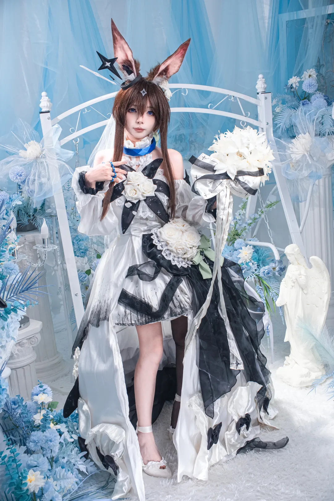 【阿米婭cos】明日方舟的藍白童話風正片 - 第 5 張