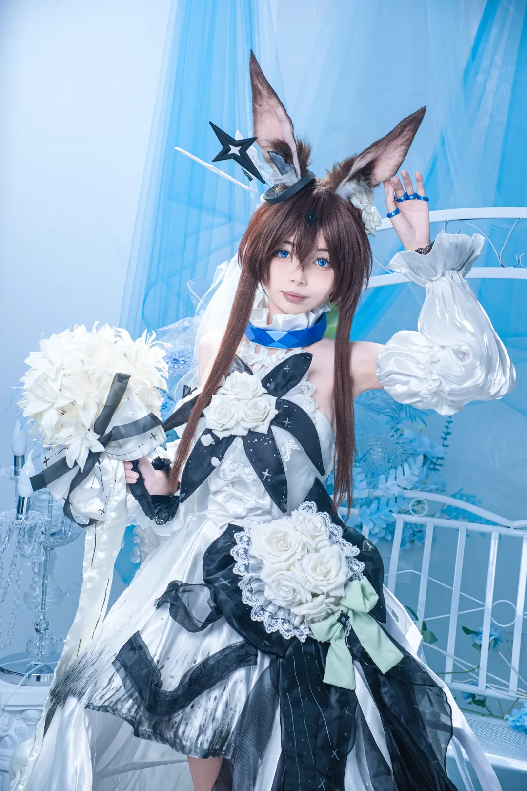 【阿米婭cos】明日方舟的藍白童話風正片 - 第 6 張