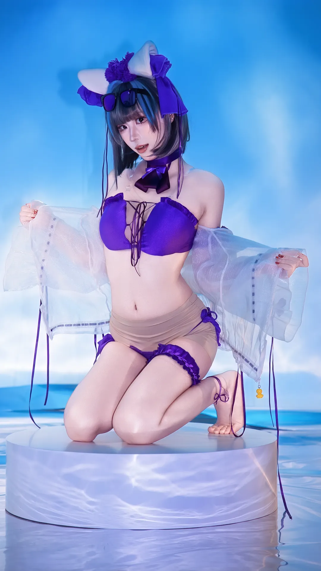 【柴郡cos】碧蓝航线夏日泳装喵 - 第 2 张